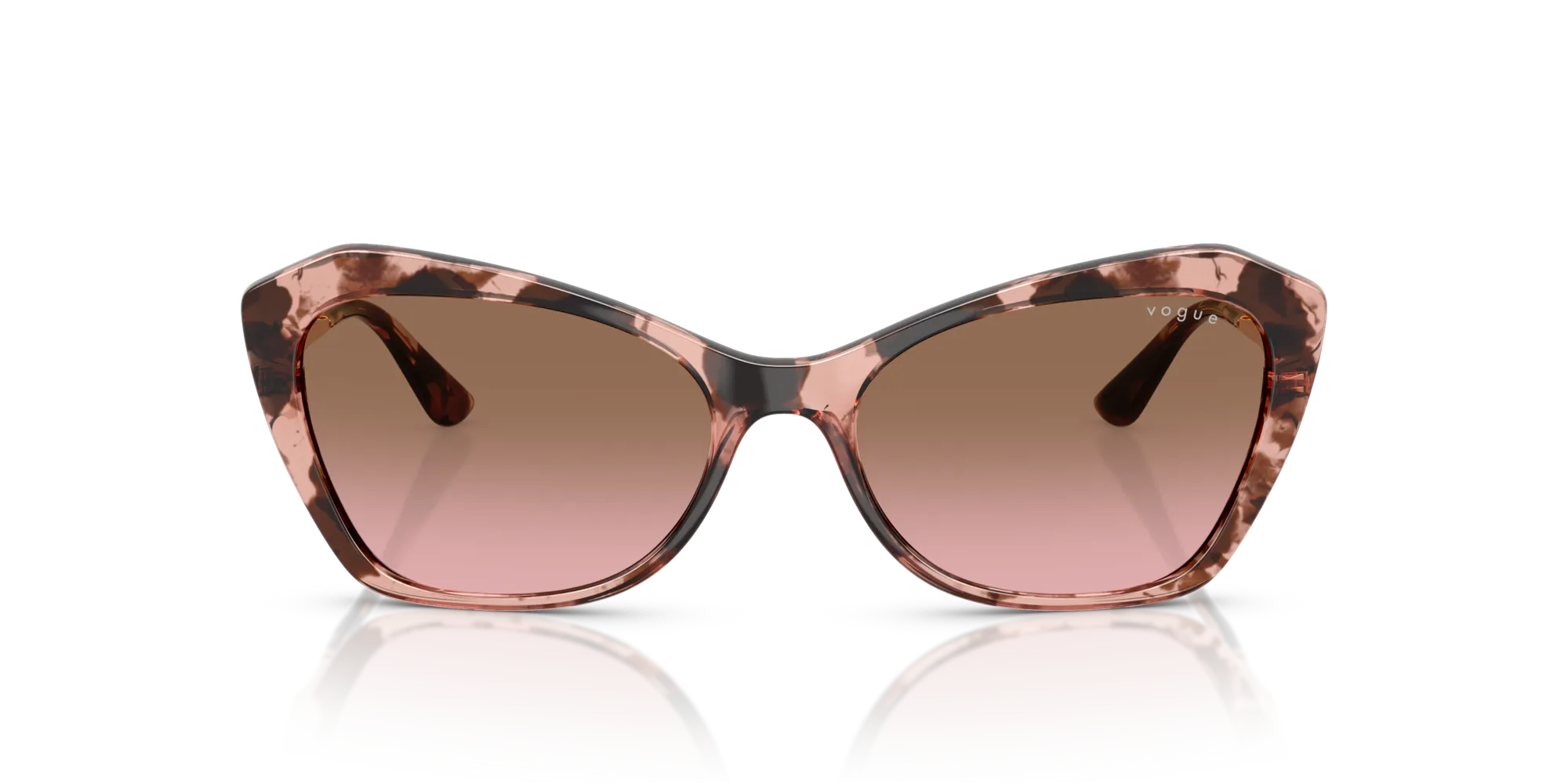 VOGUE EYEWEAR VO5626S 319914 Occhiali da sole Nylon Rosa Rosa Geometrica Normale Sfumato - immagine 3