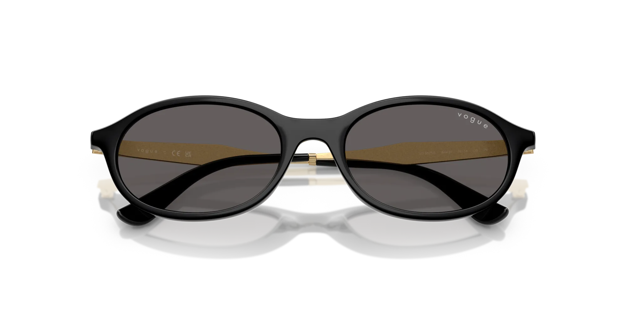 VOGUE EYEWEAR VO5625S W44/87 Occhiali da sole Nylon Nero Grigio Rotonda Normale - immagine 2