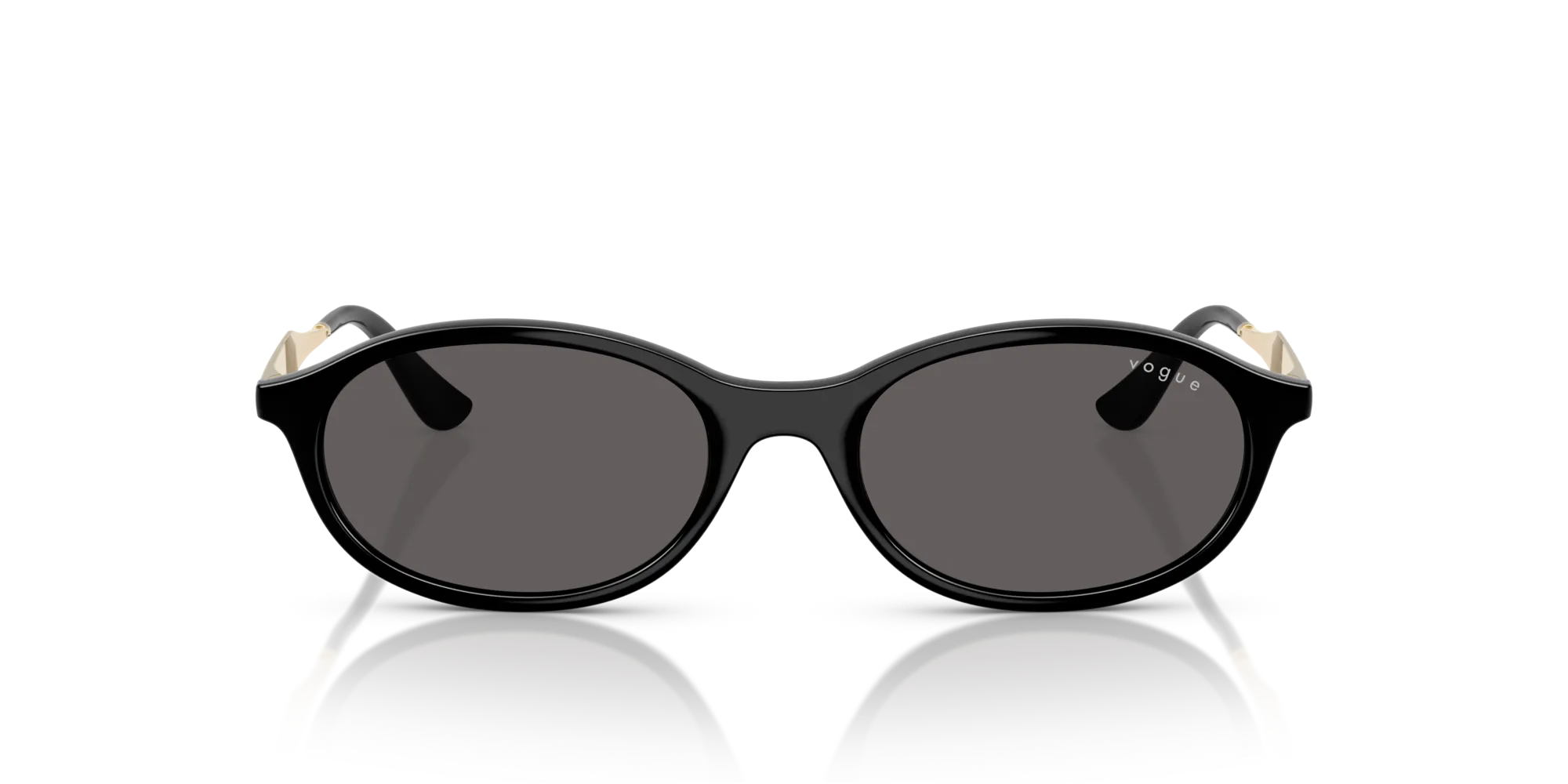 VOGUE EYEWEAR VO5625S W44/87 Occhiali da sole Nylon Nero Grigio Rotonda Normale - immagine 3