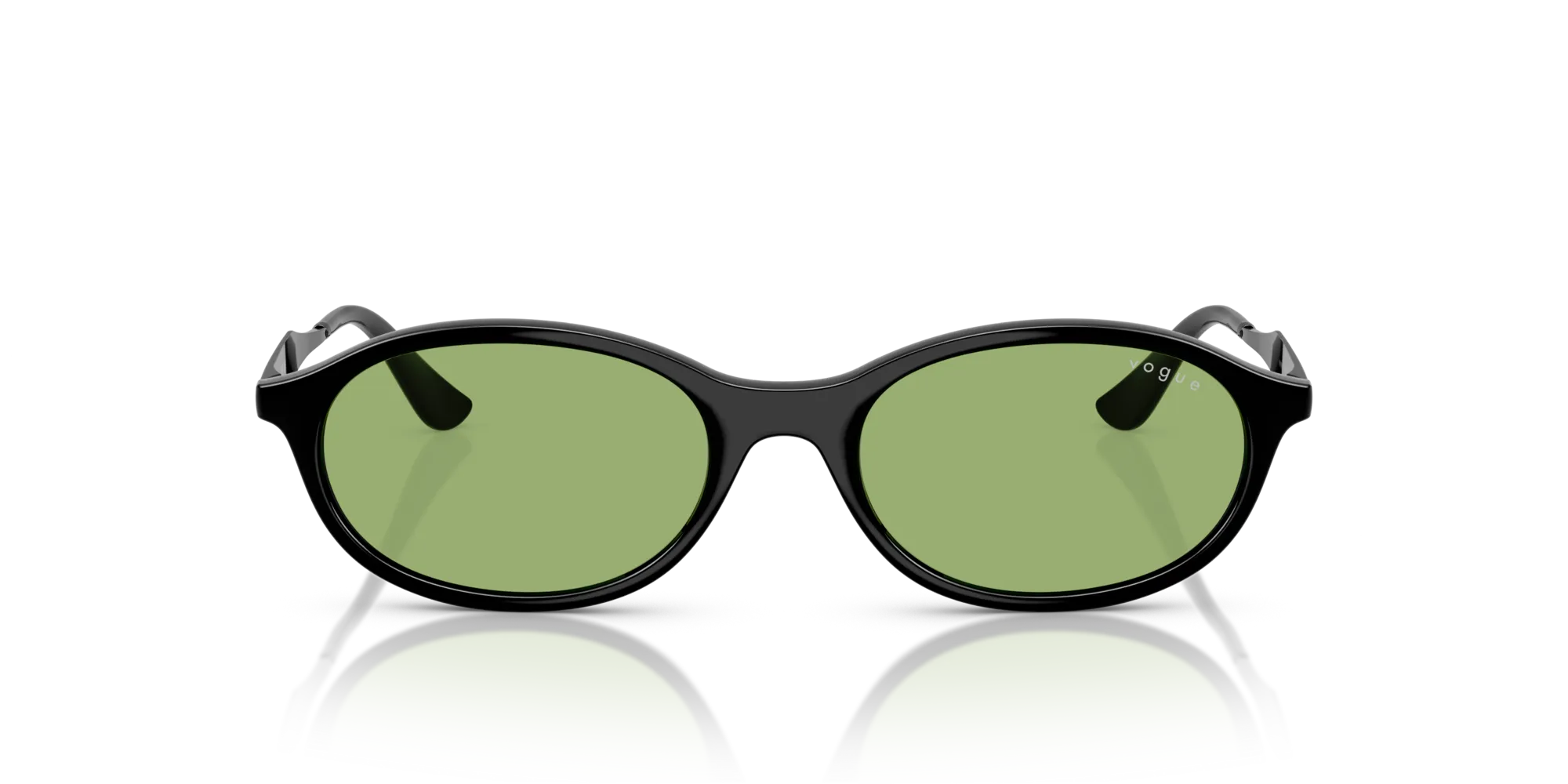 VOGUE EYEWEAR VO5625S W44/2 Occhiali da sole Nylon Nero Verde Rotonda Normale - immagine 3