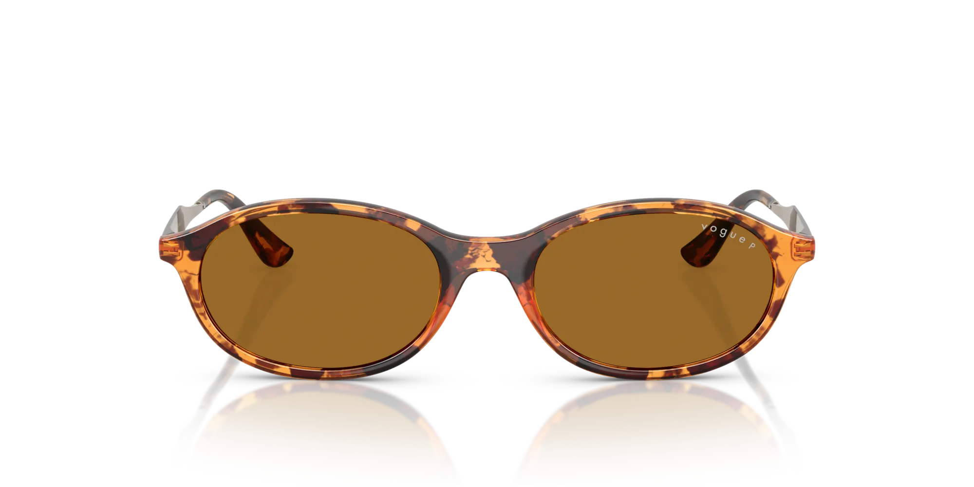VOGUE EYEWEAR VO5625S 320083 Occhiali da sole Nylon Tartaruga Bronzo Rotonda Polarizzata - immagine 3
