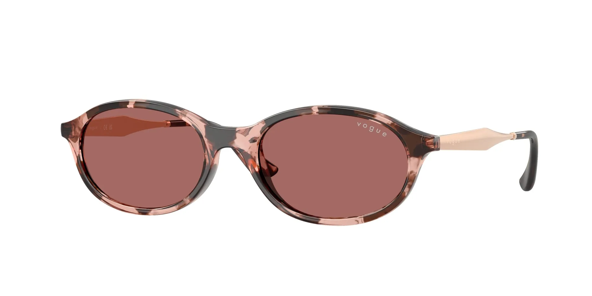 VOGUE EYEWEAR VO5625S 319969 Occhiali da sole Nylon Rosa Viola Rotonda Normale - immagine 1
