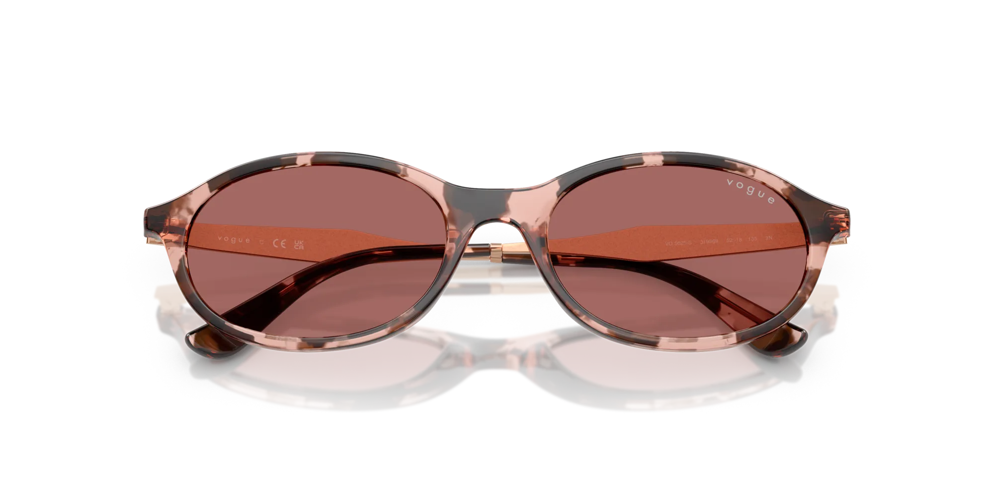 VOGUE EYEWEAR VO5625S 319969 Occhiali da sole Nylon Rosa Viola Rotonda Normale - immagine 2