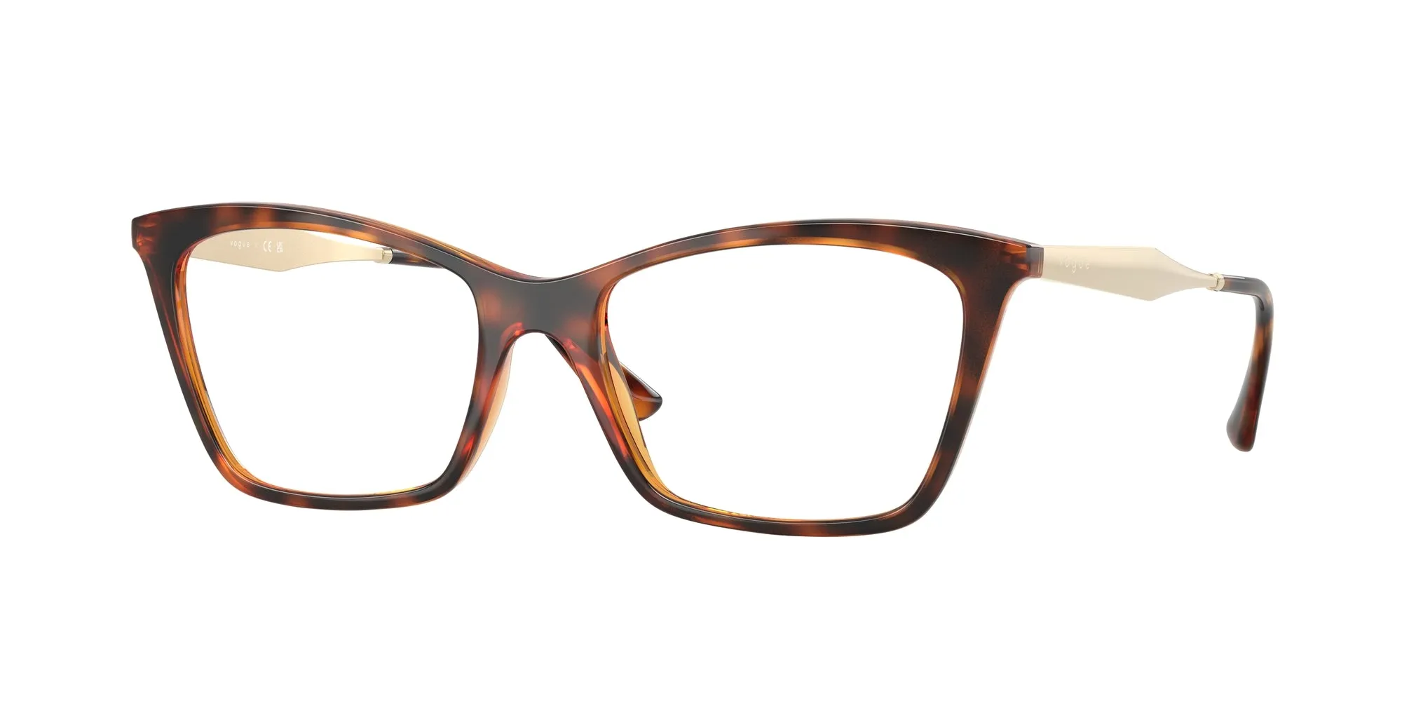 VOGUE EYEWEAR VO5624 W656 Montature da vista Nylon Marrone Farfalla Normale - immagine 1