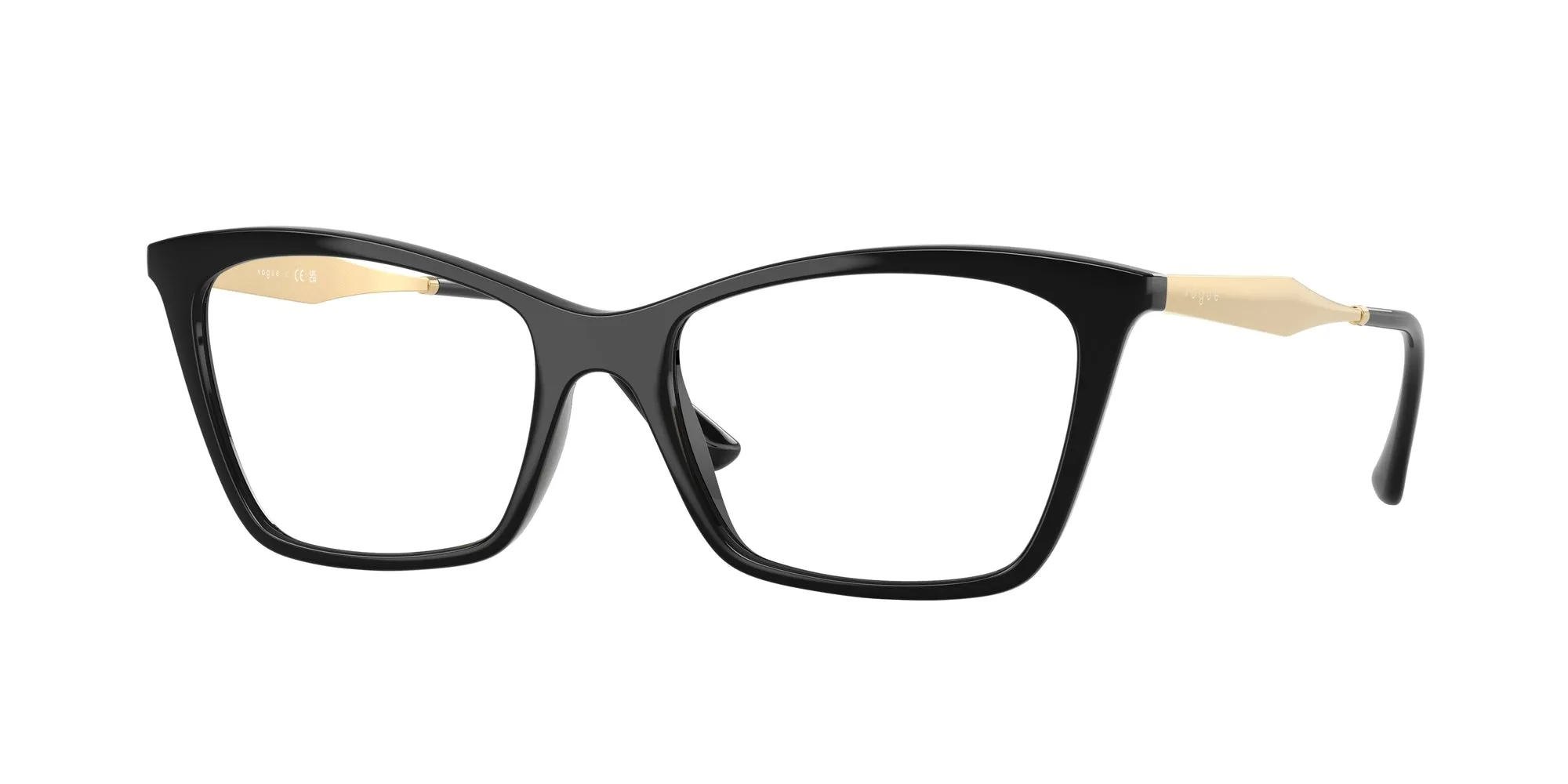 VOGUE EYEWEAR VO5624 W44 Montature da vista Nylon Nero Farfalla Normale - immagine 1