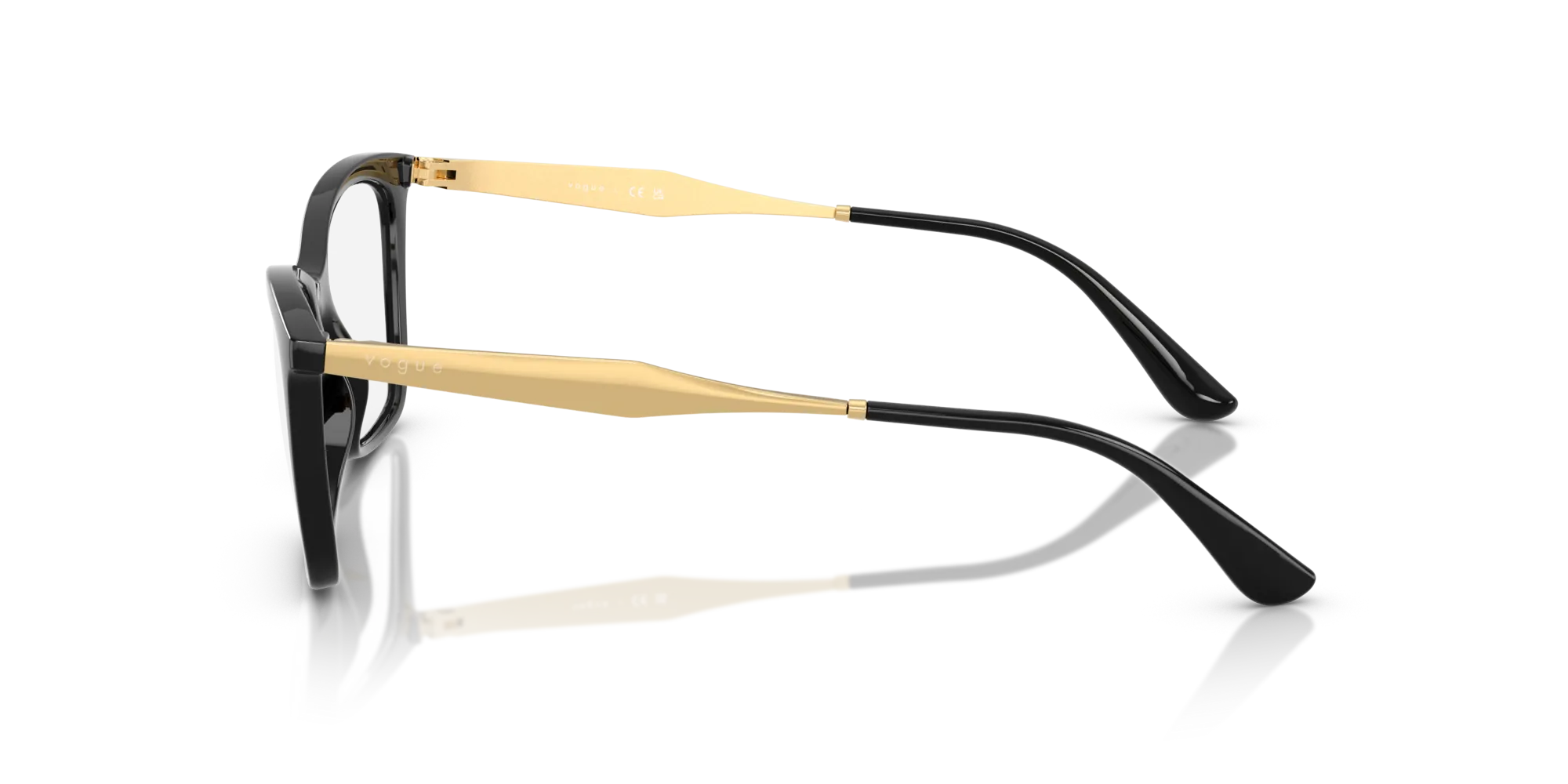 VOGUE EYEWEAR VO5624 W44 Montature da vista Nylon Nero Farfalla Normale - immagine 4
