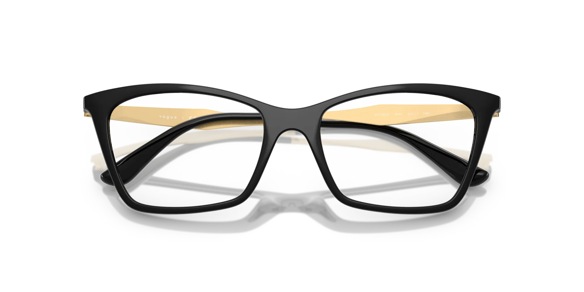 VOGUE EYEWEAR VO5624 W44 Montature da vista Nylon Nero Farfalla Normale - immagine 2