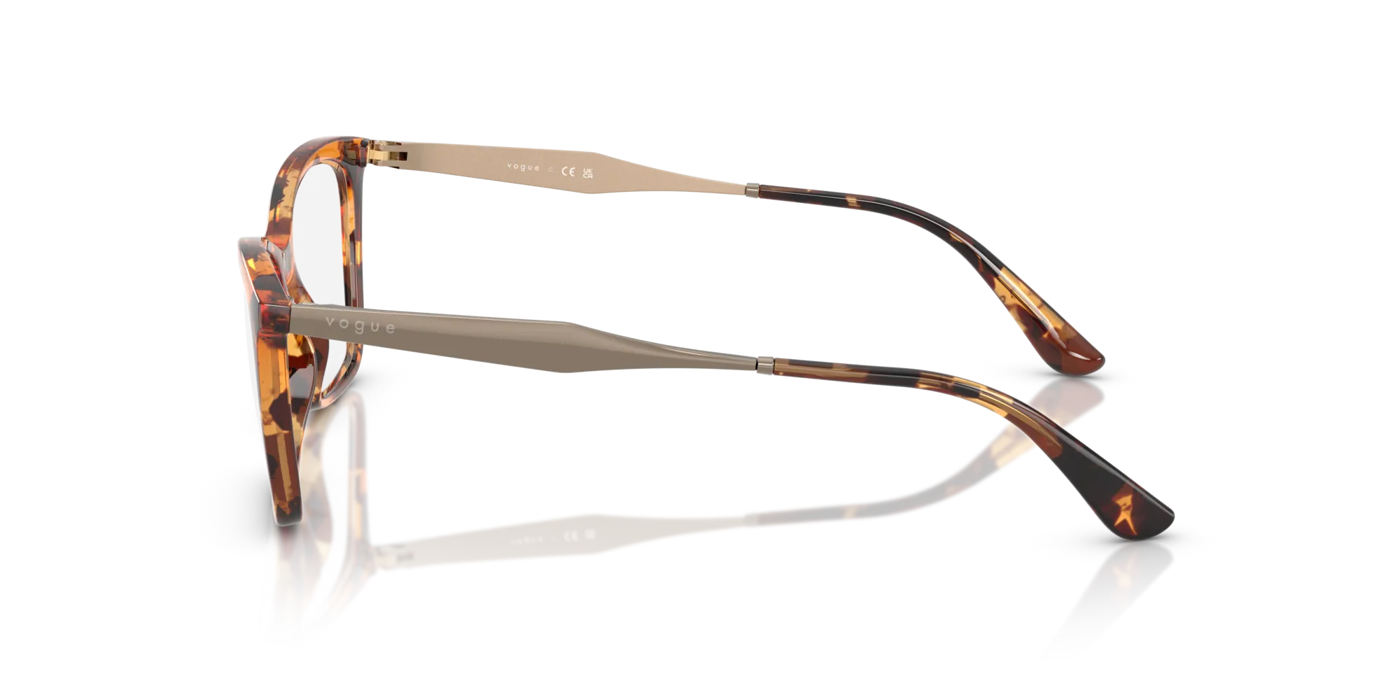 VOGUE EYEWEAR VO5624 3200 Montature da vista Nylon Tartaruga Farfalla Normale - immagine 4