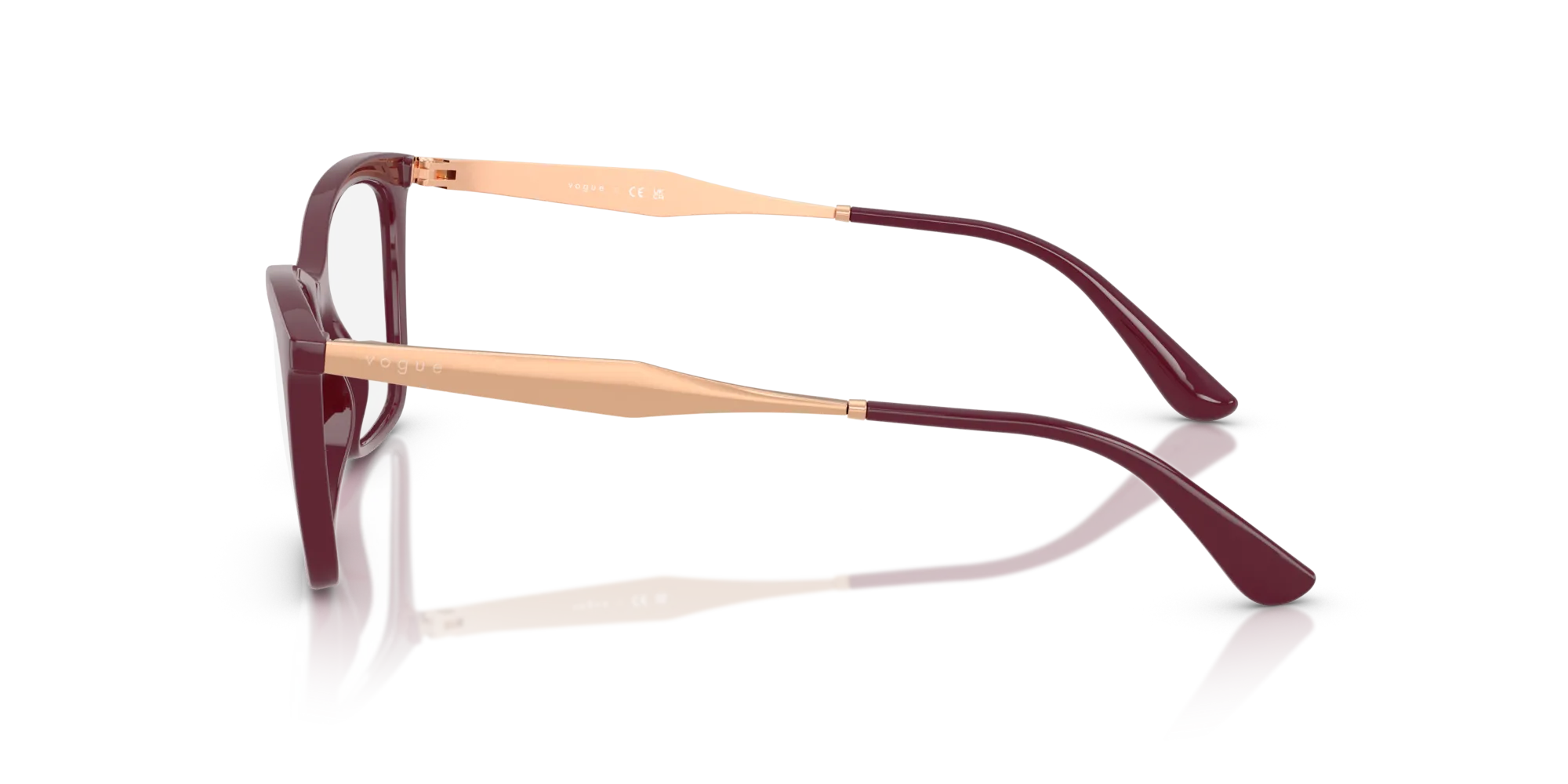 VOGUE EYEWEAR VO5624 2875 Montature da vista Nylon Rosso Farfalla Normale - immagine 4