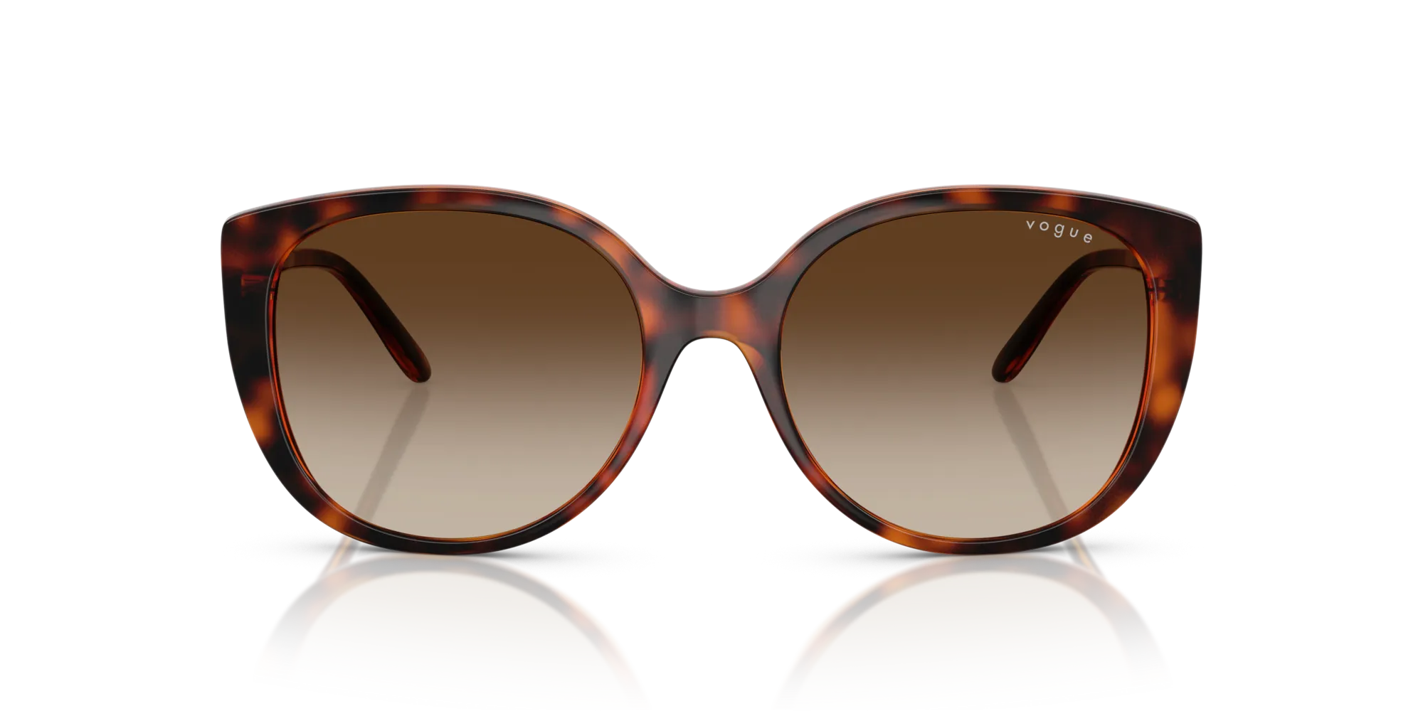 VOGUE EYEWEAR VO5623S W65613 Occhiali da sole Nylon Marrone Marrone Farfalla Normale Sfumato - immagine 3