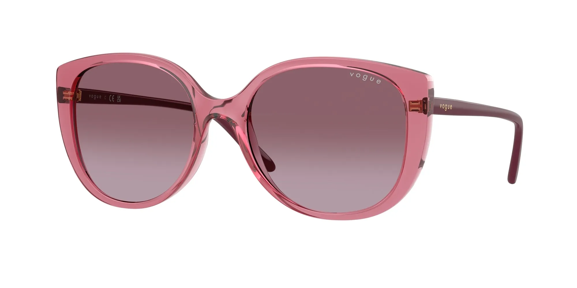 VOGUE EYEWEAR VO5623S 30658H Occhiali da sole Nylon Viola Viola Farfalla Normale Sfumato - immagine 1