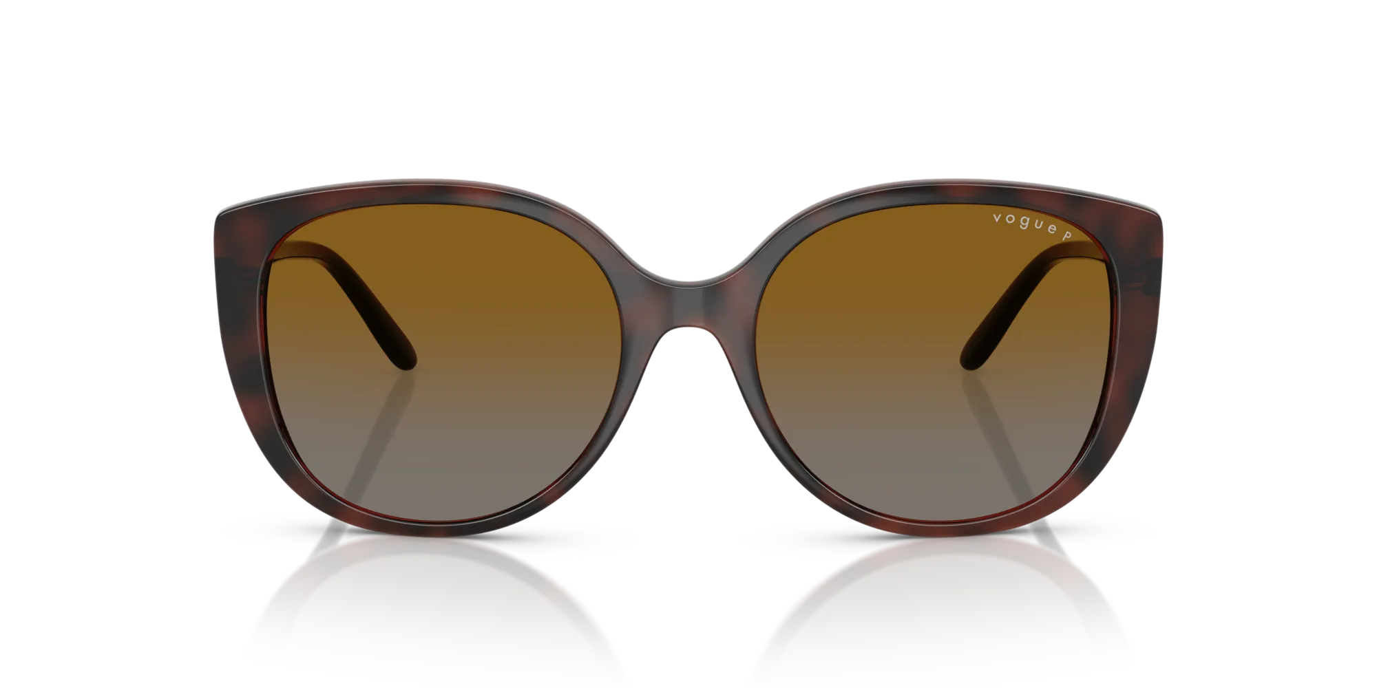 VOGUE EYEWEAR VO5623S 2386T5 Occhiali da sole Nylon Marrone Grigio Farfalla Polarizzata Sfumato - immagine 3
