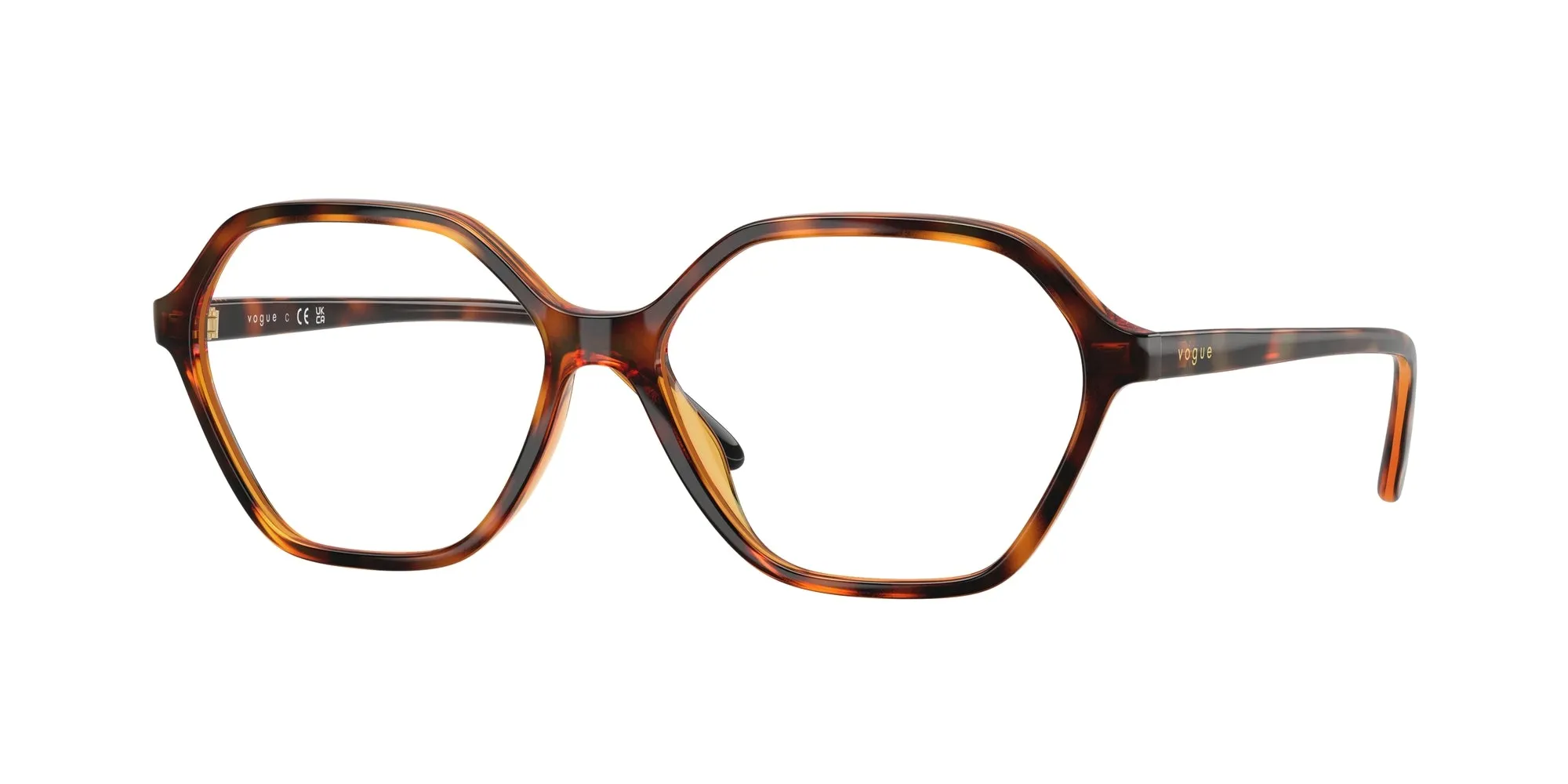 VOGUE EYEWEAR VO5622 W656 Montature da vista Nylon Marrone Geometrica Normale - immagine 1