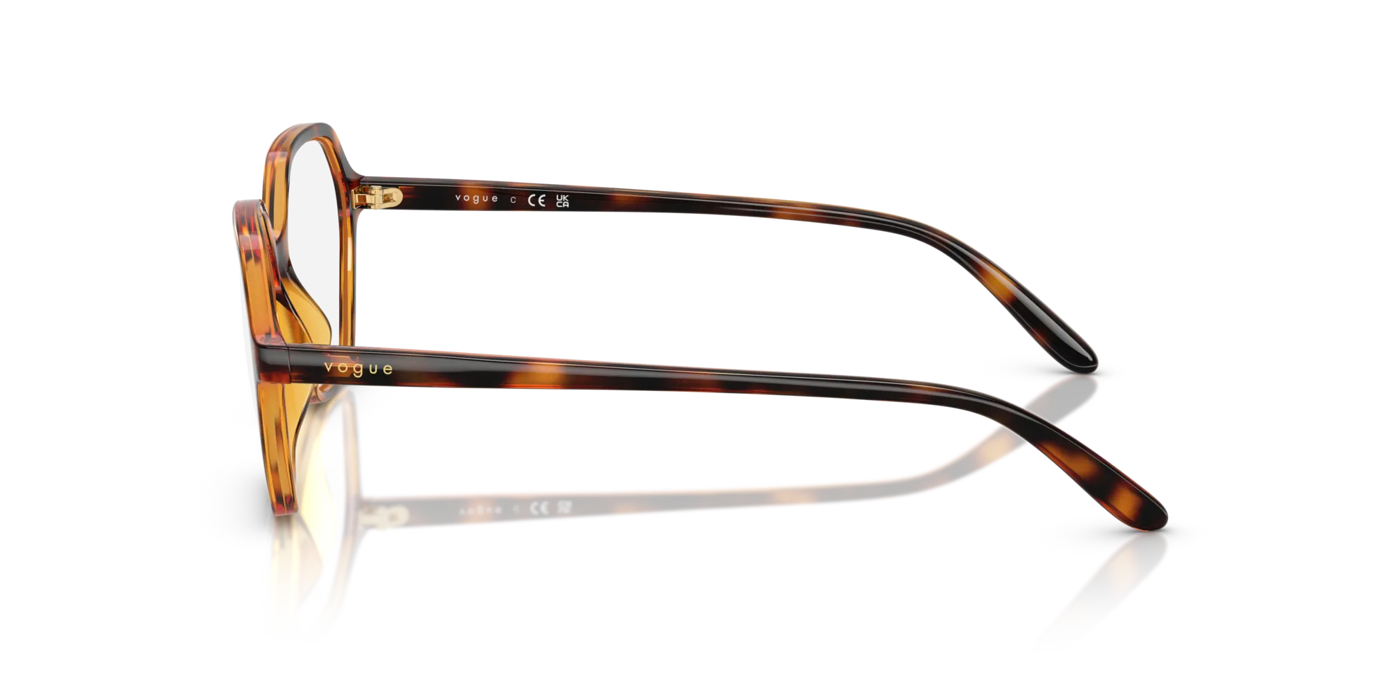 VOGUE EYEWEAR VO5622 W656 Montature da vista Nylon Marrone Geometrica Normale - immagine 4