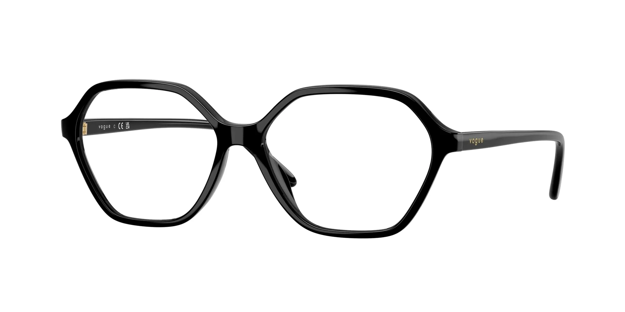 VOGUE EYEWEAR VO5622 W44 Montature da vista Nylon Nero Geometrica Normale - immagine 1