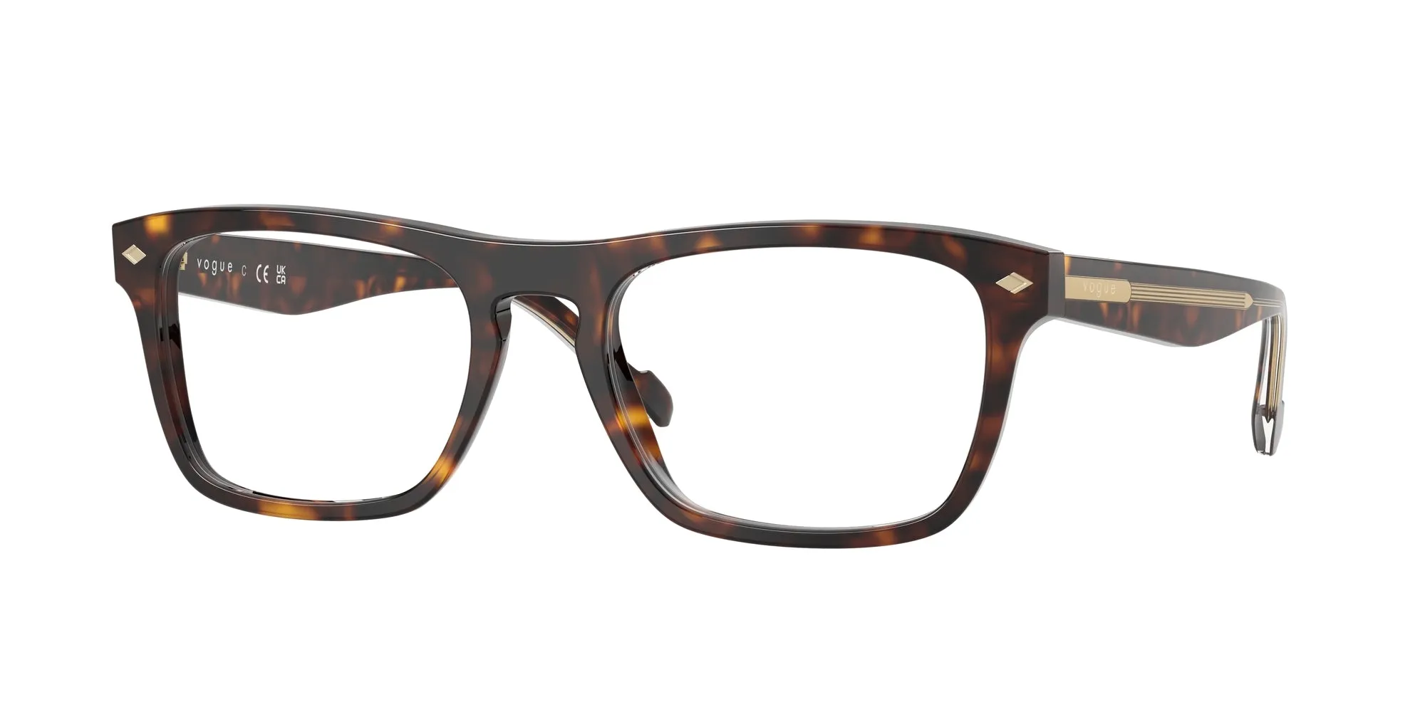 VOGUE EYEWEAR VO5619 W656 Montature da vista Acetato Marrone Pillow Normale - immagine 1