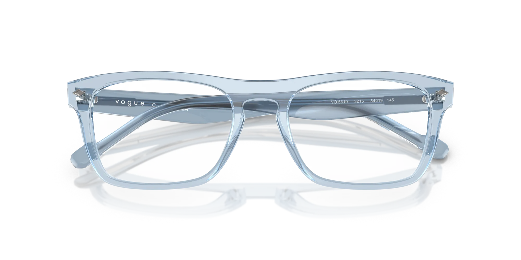 VOGUE EYEWEAR VO5619 3215 Montature da vista Acetato Blu Pillow Normale - immagine 2