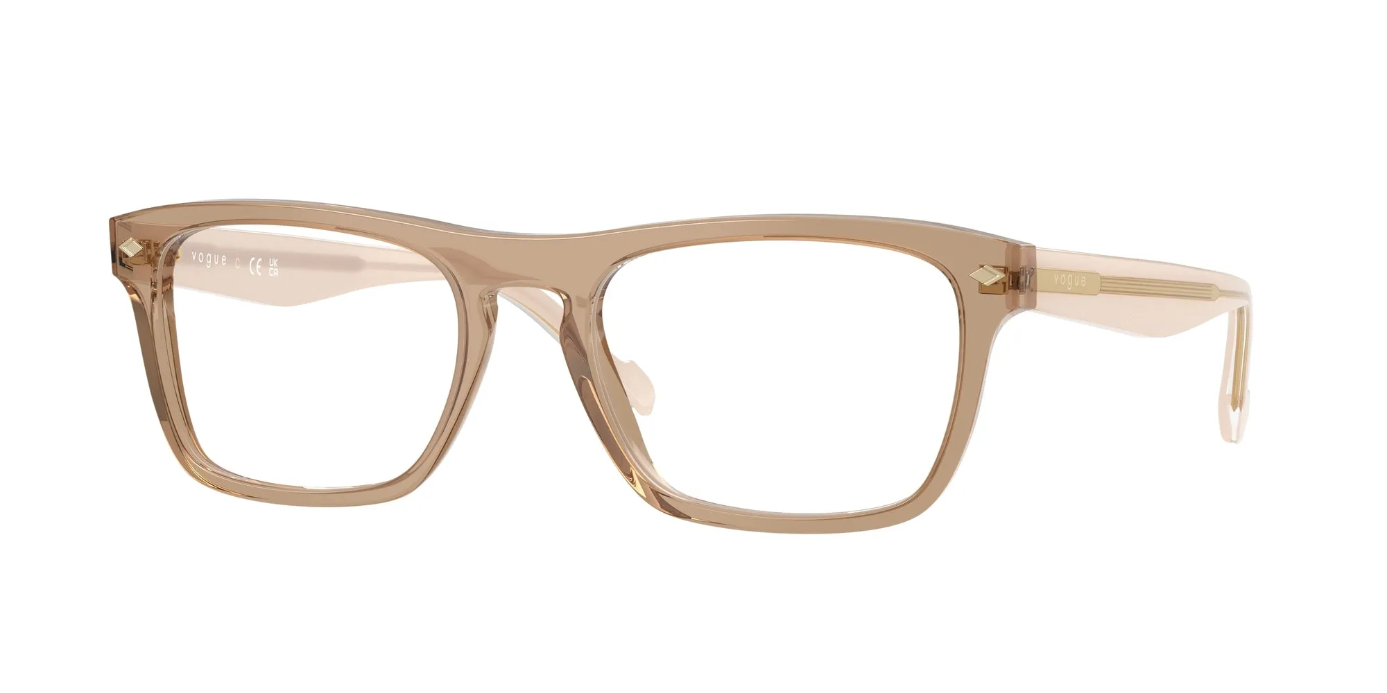 VOGUE EYEWEAR VO5619 3189 Montature da vista Acetato Marrone Pillow Normale - immagine 1