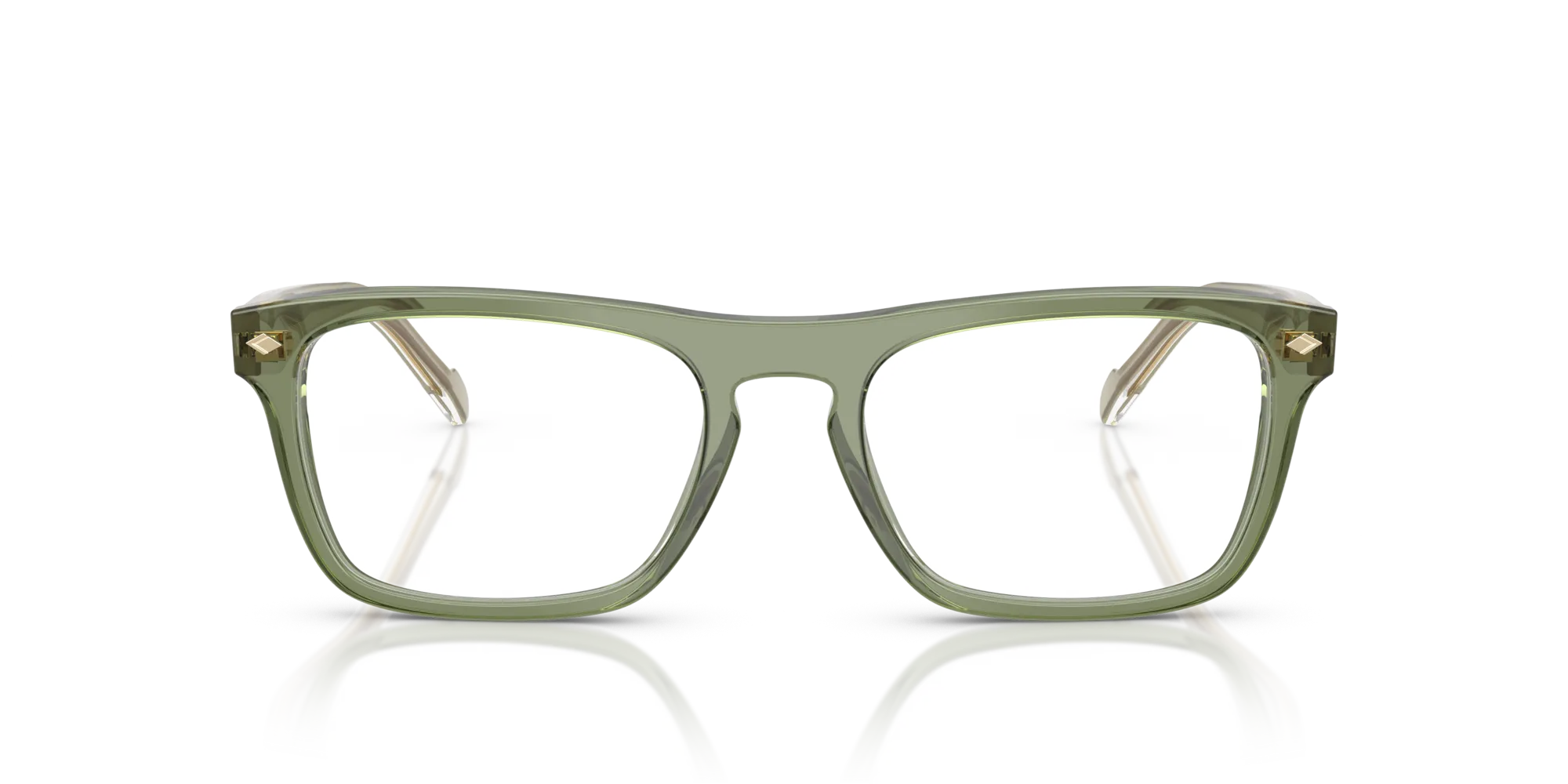 VOGUE EYEWEAR VO5619 3187 Montature da vista Acetato Verde Pillow Normale - immagine 3