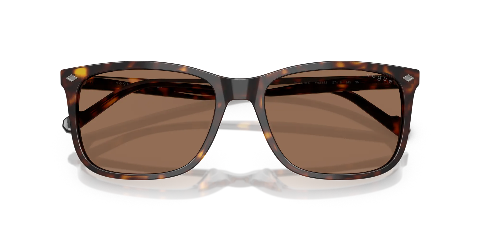 VOGUE EYEWEAR VO5618S W65673 Occhiali da sole Acetato Marrone Marrone Pillow Normale - immagine 2