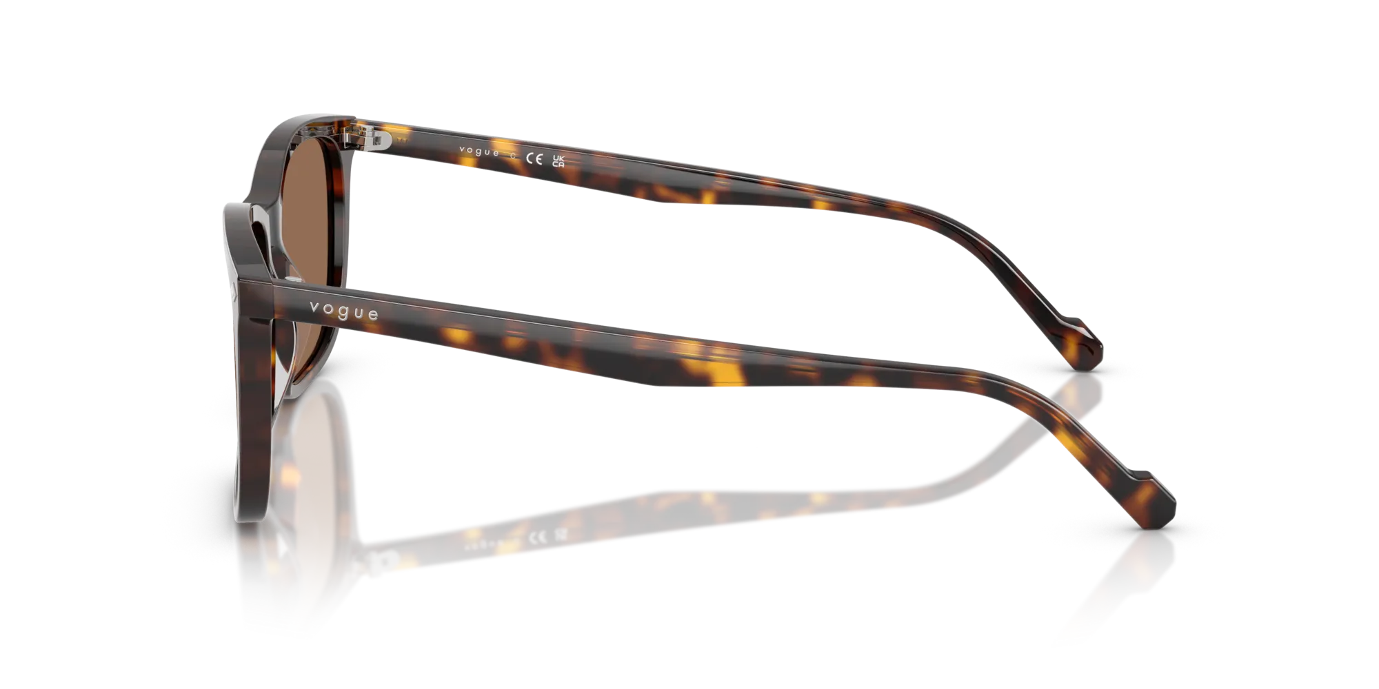 VOGUE EYEWEAR VO5618S W65673 Occhiali da sole Acetato Marrone Marrone Pillow Normale - immagine 4