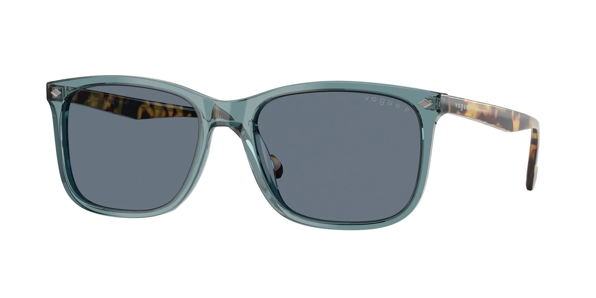 VOGUE EYEWEAR VO5618S 32034Y Occhiali da sole Acetato Verde Blu Pillow Polarizzata - immagine 1
