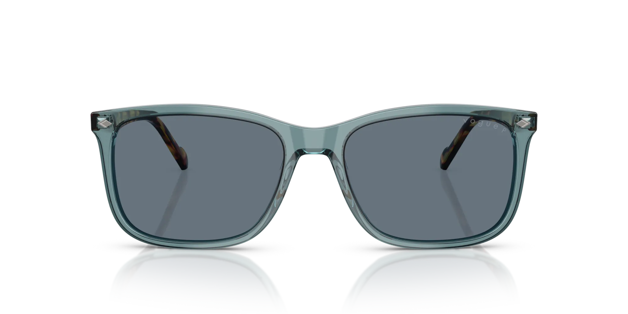 VOGUE EYEWEAR VO5618S 32034Y Occhiali da sole Acetato Verde Blu Pillow Polarizzata - immagine 3