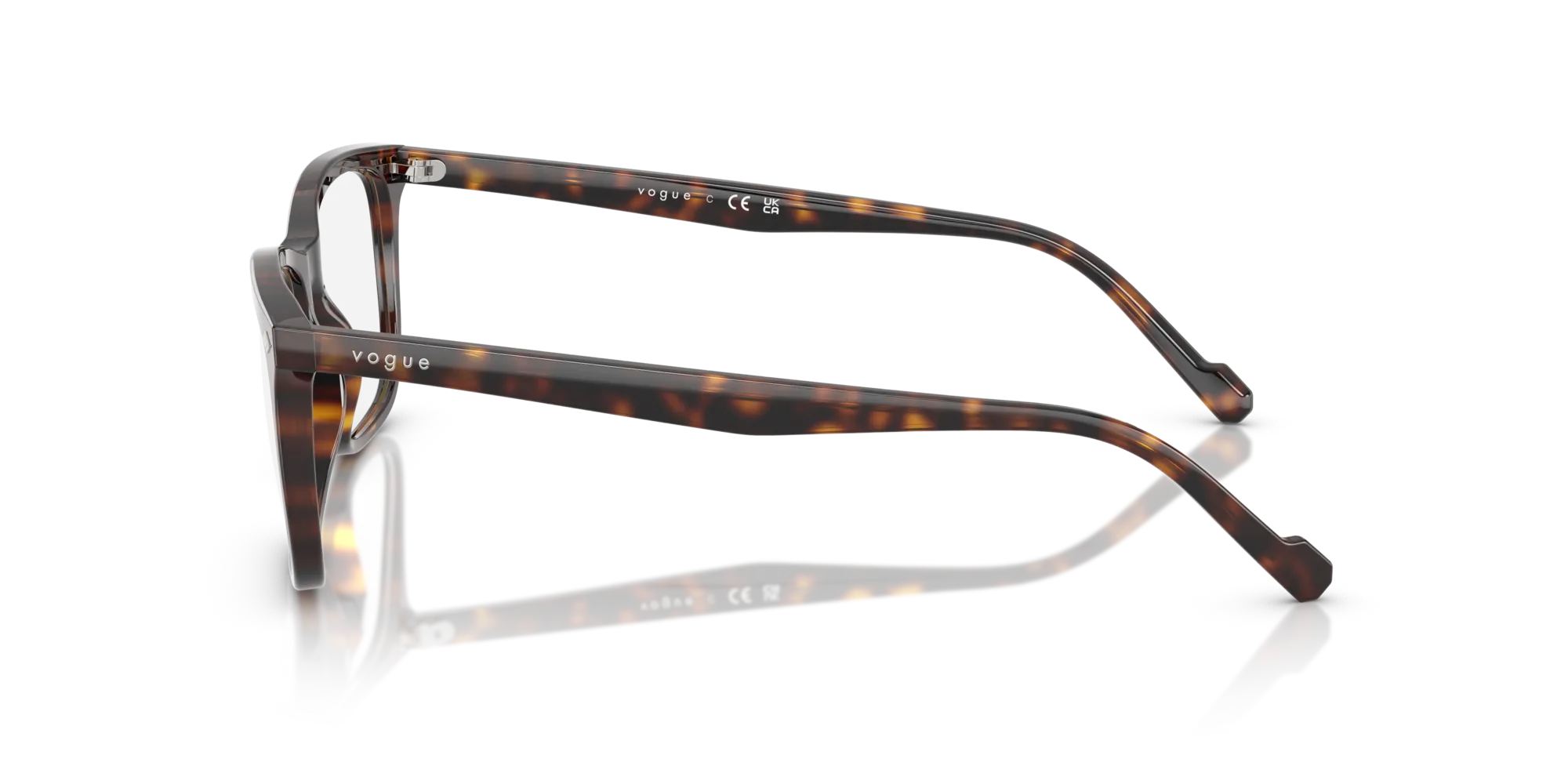 VOGUE EYEWEAR VO5617 W656 Montature da vista Acetato Marrone Pillow Normale - immagine 4