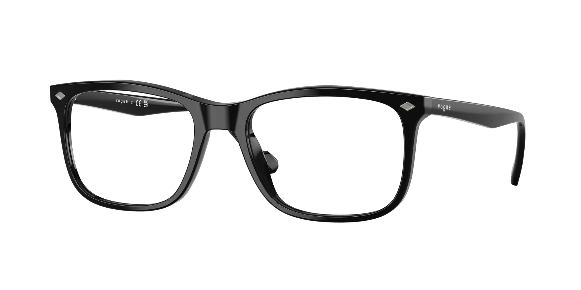 VOGUE EYEWEAR VO5617 W44 Montature da vista Acetato Nero Pillow Normale - immagine 1