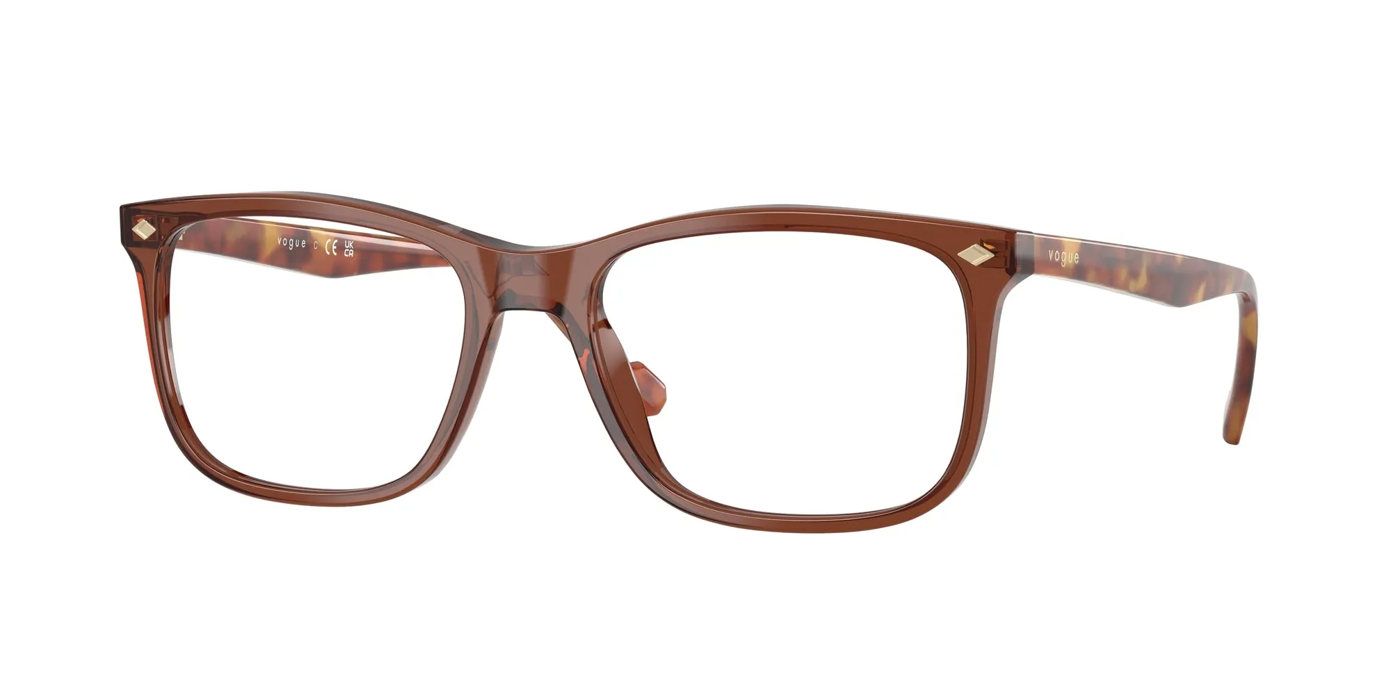 VOGUE EYEWEAR VO5617 3202 Montature da vista Acetato Marrone Pillow Normale - immagine 1