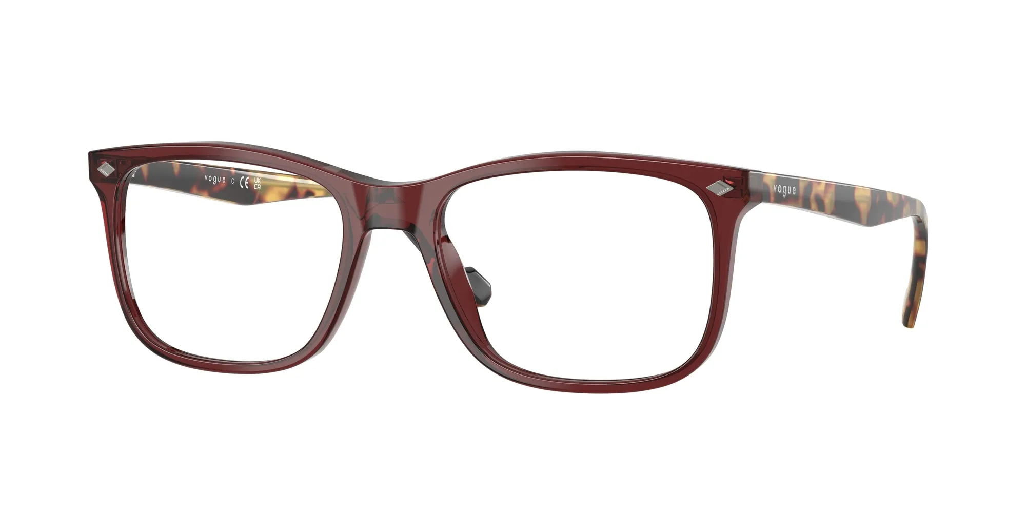 VOGUE EYEWEAR VO5617 2924 Montature da vista Acetato Rosso Pillow Normale - immagine 1