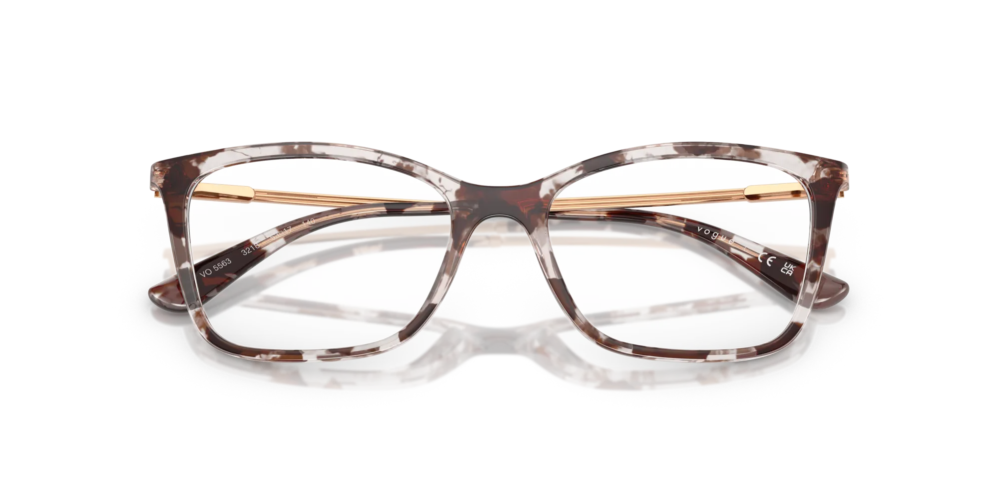 VOGUE EYEWEAR VO5563 3218 Montature da vista Nylon Tartaruga Farfalla Normale - immagine 2