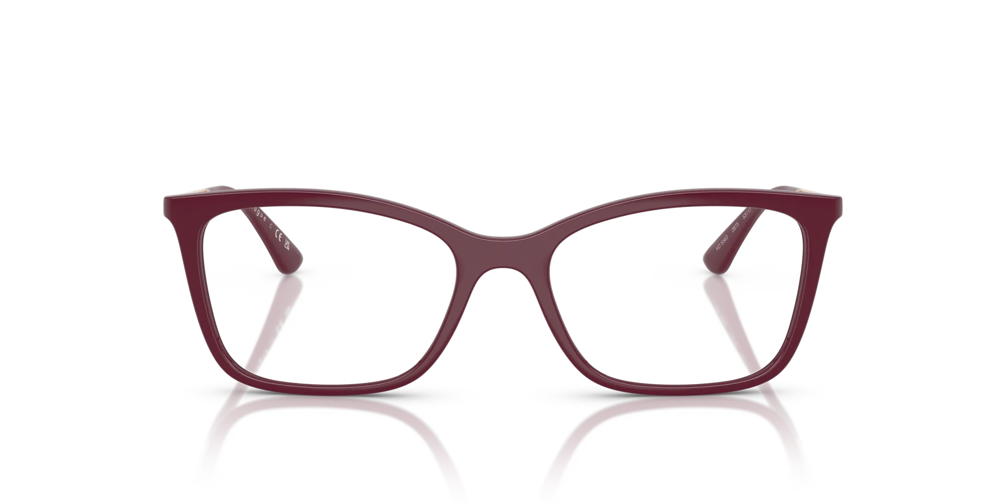 VOGUE EYEWEAR VO5563 2875 Montature da vista Nylon Rosso Farfalla Normale - immagine 3