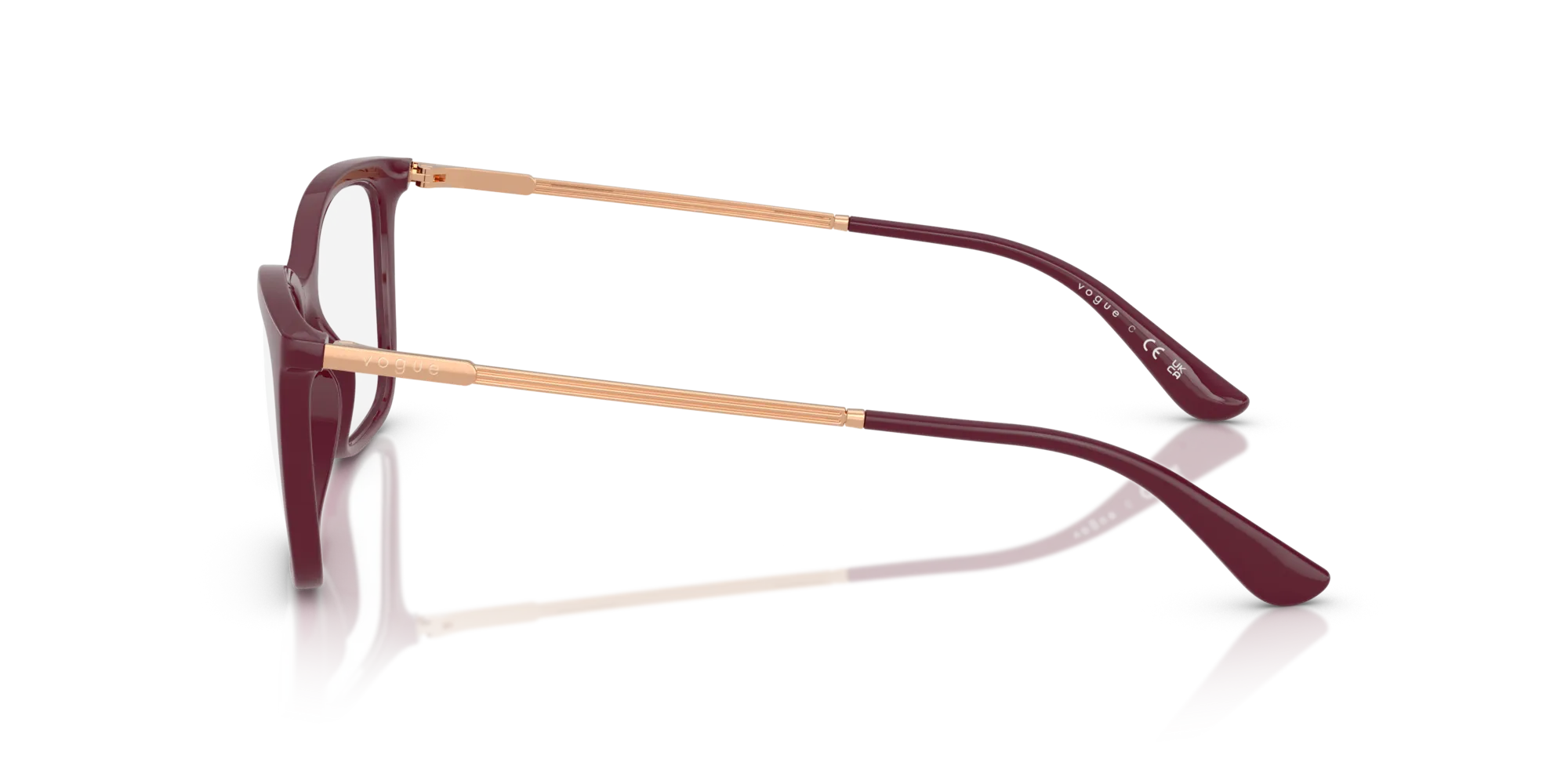 VOGUE EYEWEAR VO5563 2875 Montature da vista Nylon Rosso Farfalla Normale - immagine 4