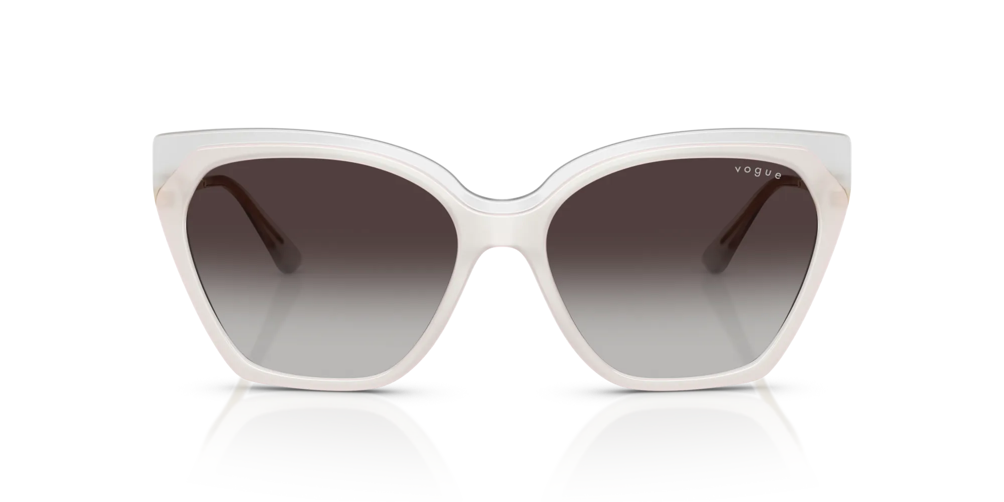 VOGUE EYEWEAR VO5521S 32208G Occhiali da sole Iniettato Bianco Grigio Cat Eye Normale Sfumato - immagine 3