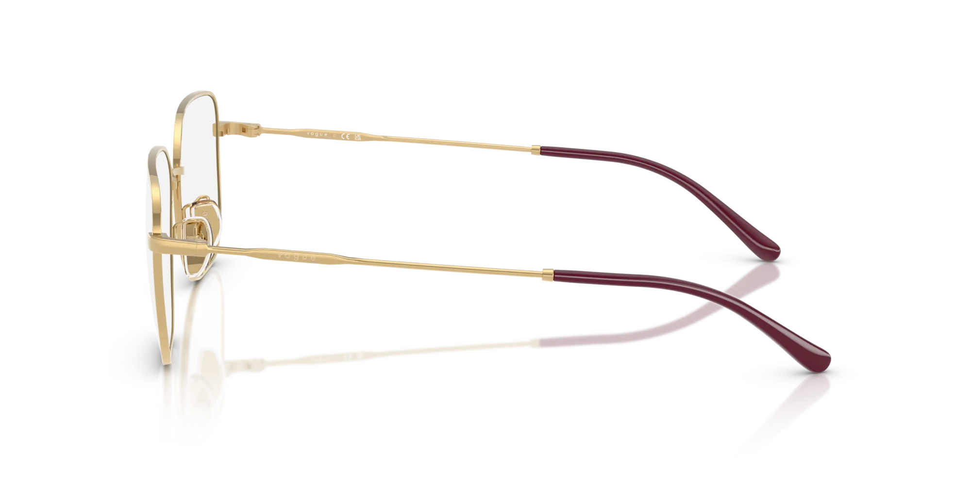 VOGUE EYEWEAR VO4335D 280 Montature da vista Metallo Oro Pillow Normale - immagine 4