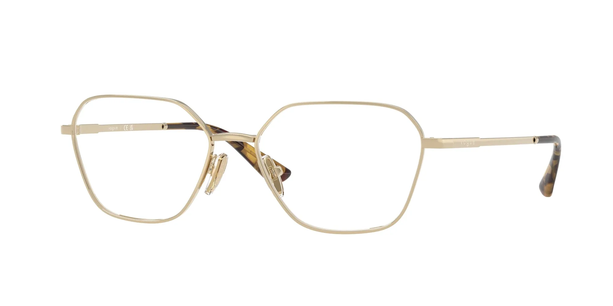 VOGUE EYEWEAR VO4334 848 Montature da vista Metallo Oro Geometrica Normale - immagine 1