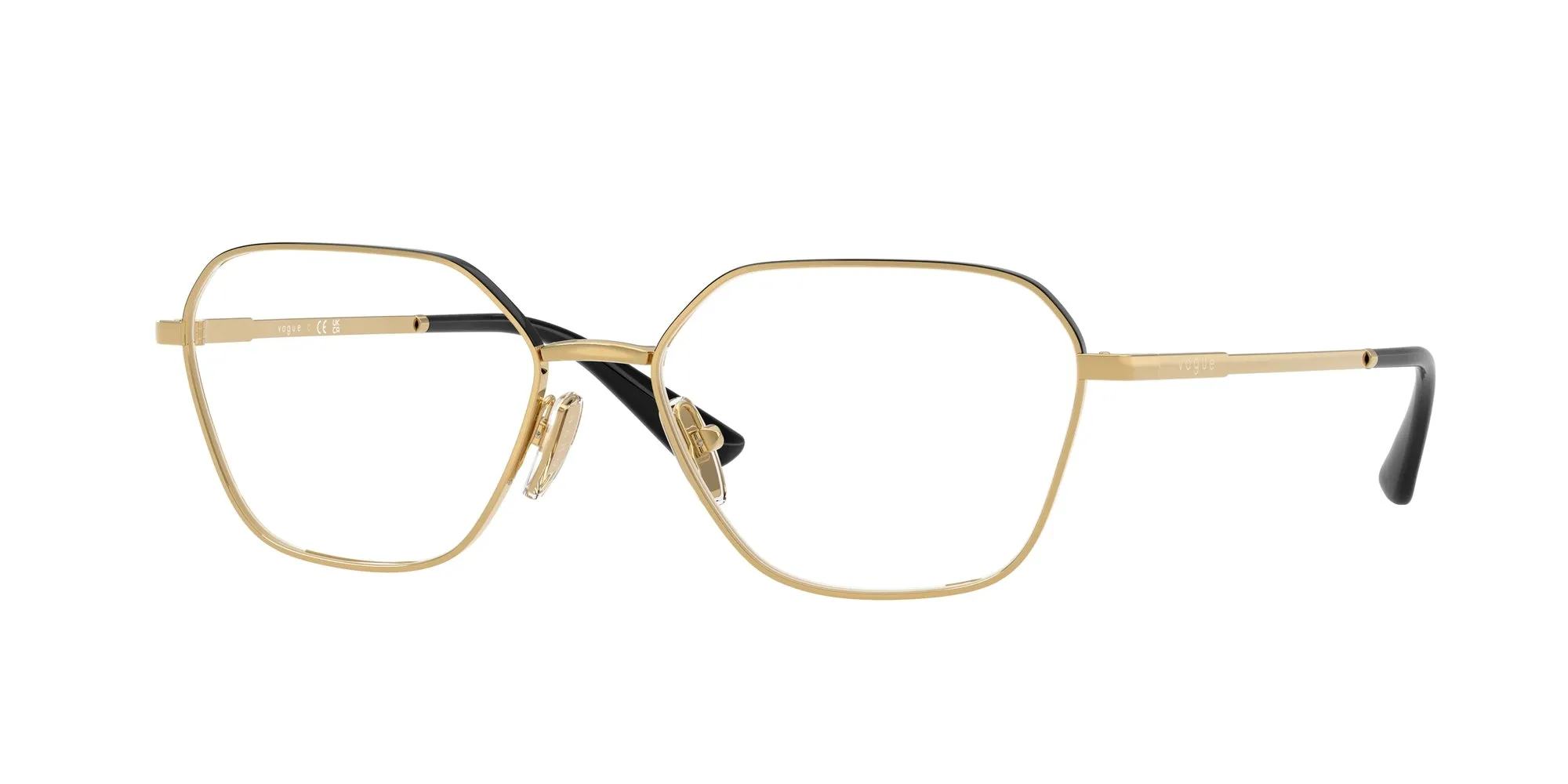 VOGUE EYEWEAR VO4334 5210 Montature da vista Metallo Oro Geometrica Normale - immagine 1