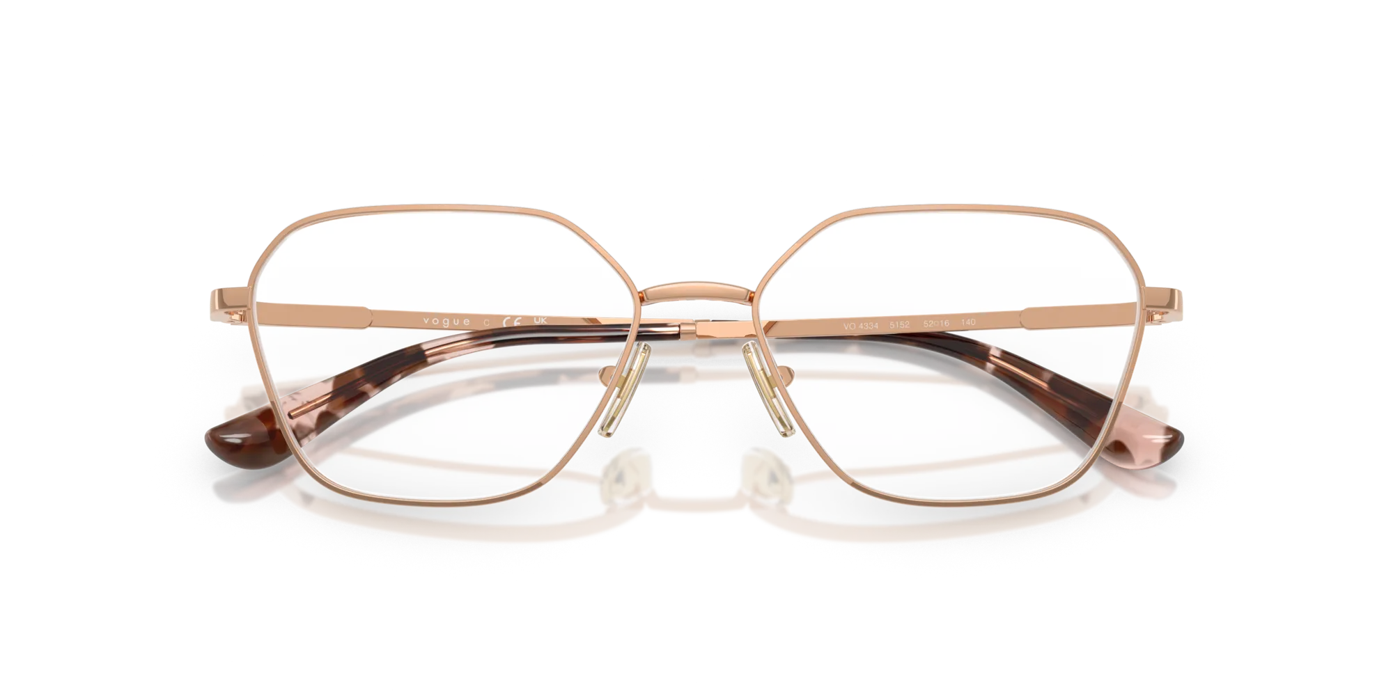VOGUE EYEWEAR VO4334 5152 Montature da vista Metallo Oro Geometrica Normale - immagine 2