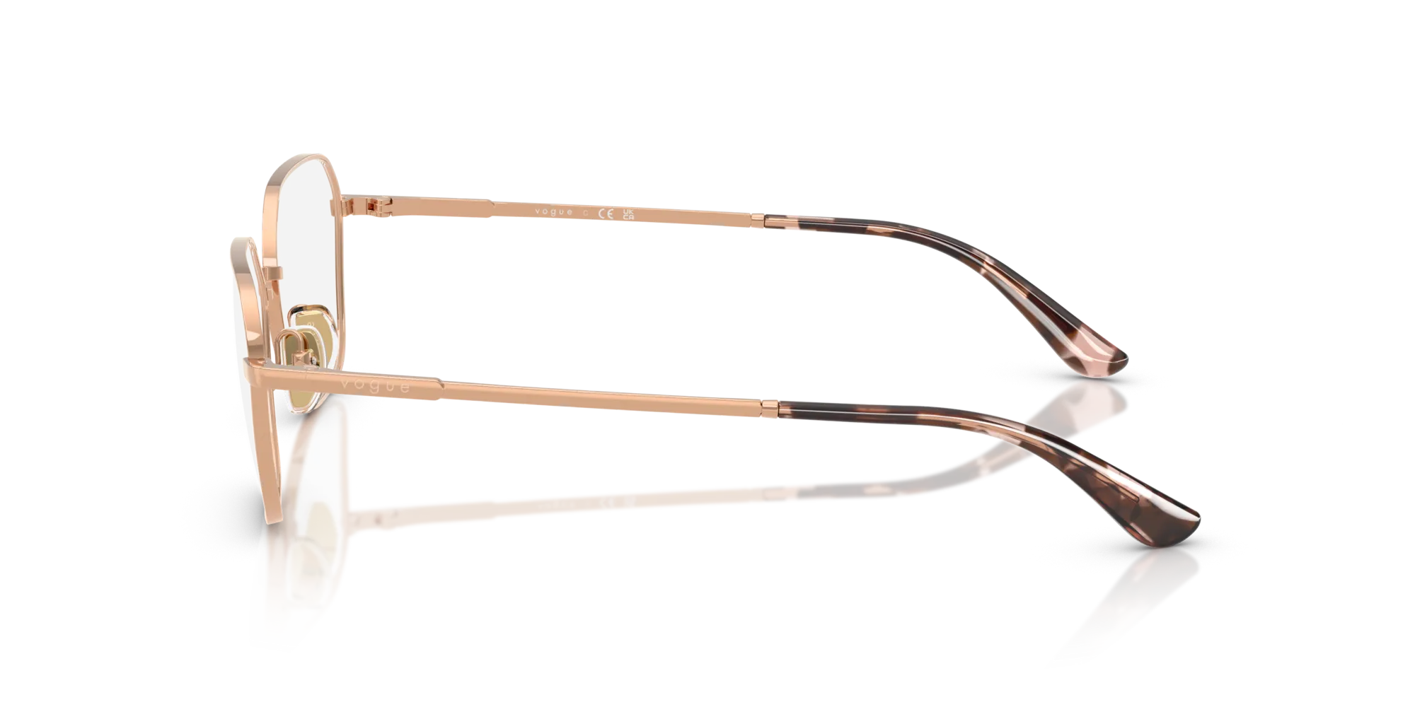 VOGUE EYEWEAR VO4334 5152 Montature da vista Metallo Oro Geometrica Normale - immagine 4