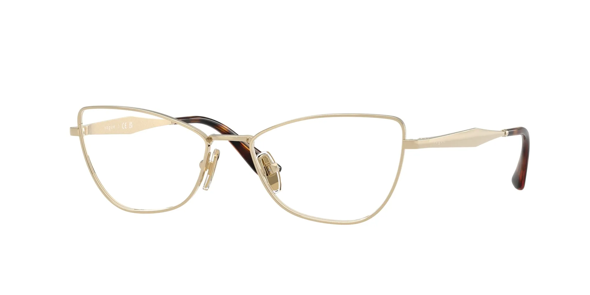 VOGUE EYEWEAR VO4333 848 Montature da vista Metallo Oro Farfalla Normale - immagine 1