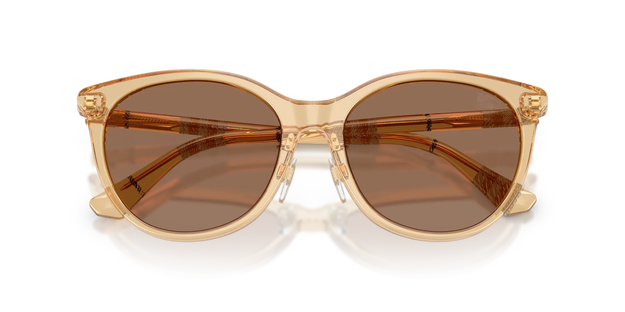 Burberry BE4464D 416773 Occhiali da sole Acetato Beige Marrone Pantos Normale - immagine 2