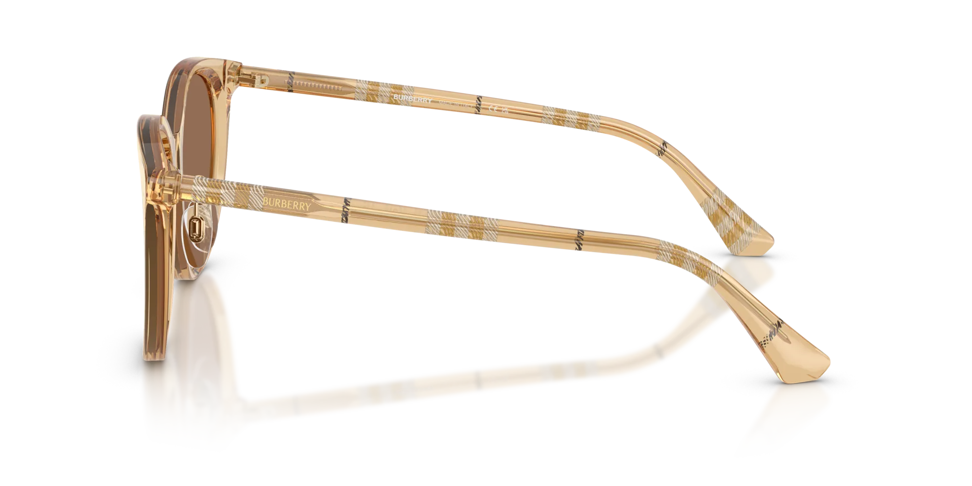 Burberry BE4464D 416773 Occhiali da sole Acetato Beige Marrone Pantos Normale - immagine 4