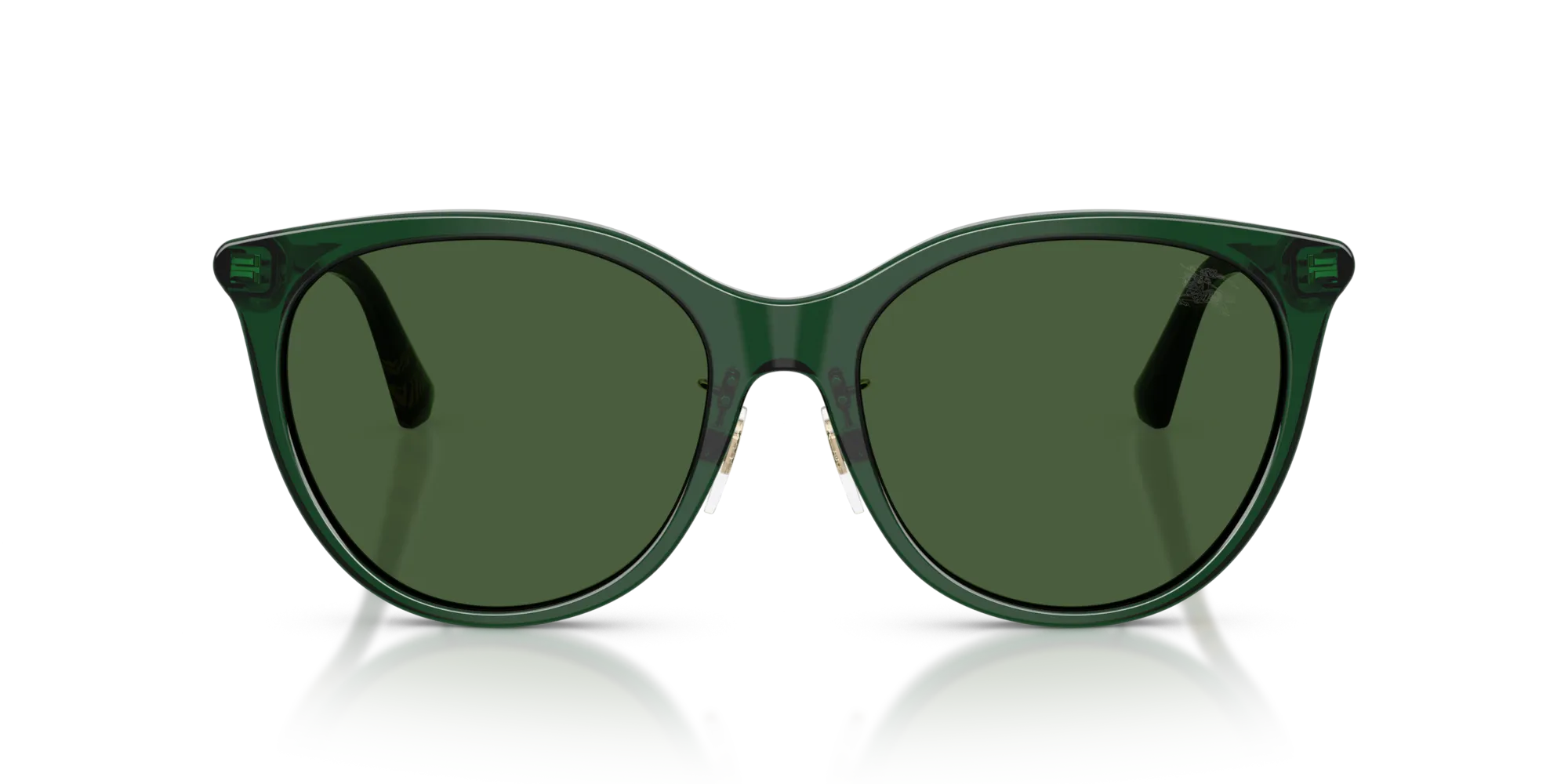 Burberry BE4464D 416271 Occhiali da sole Acetato Verde Verde Pantos Normale - immagine 3