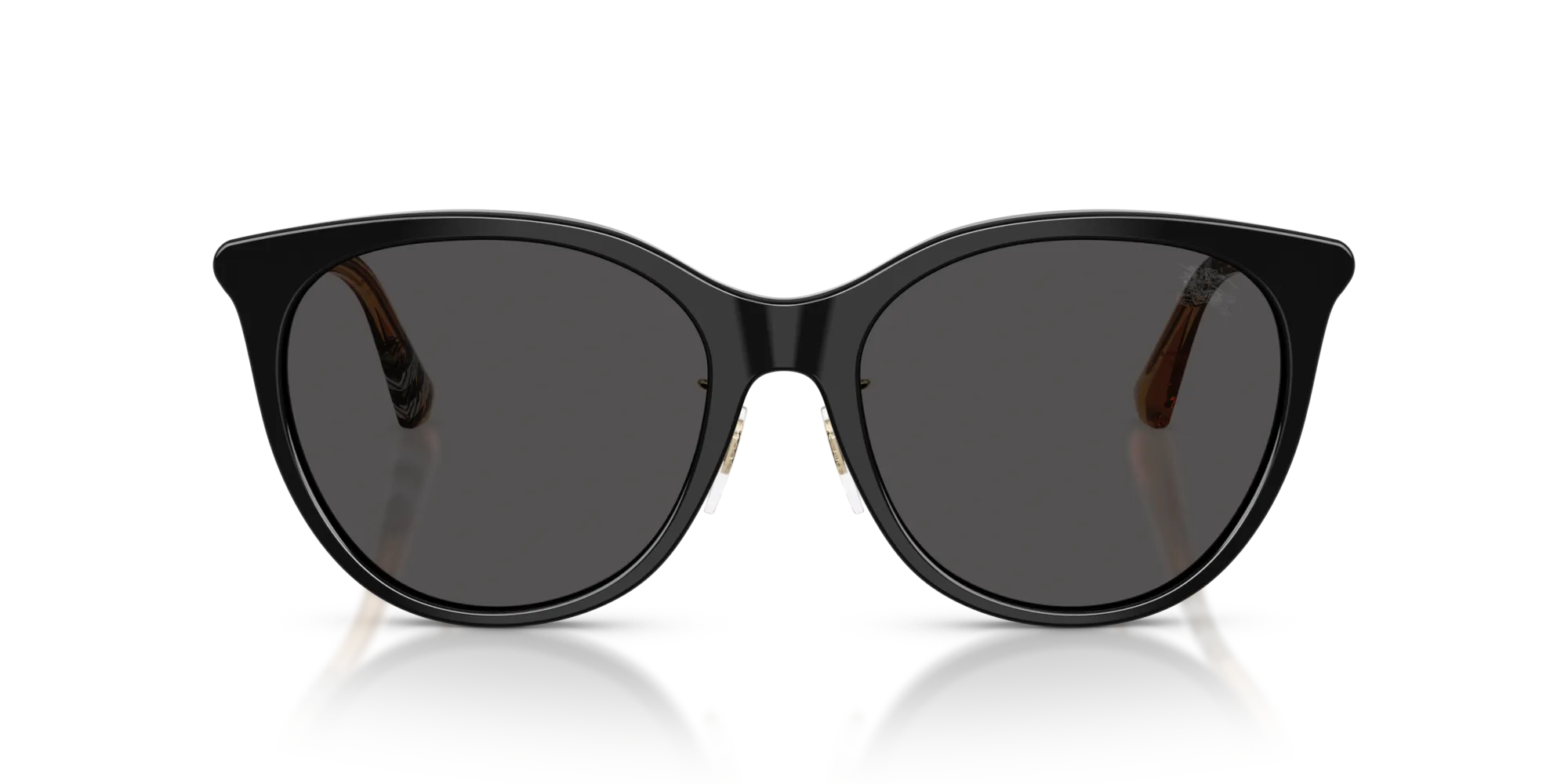 Burberry BE4464D 416187 Occhiali da sole Acetato Nero Grigio Pantos Normale - immagine 3