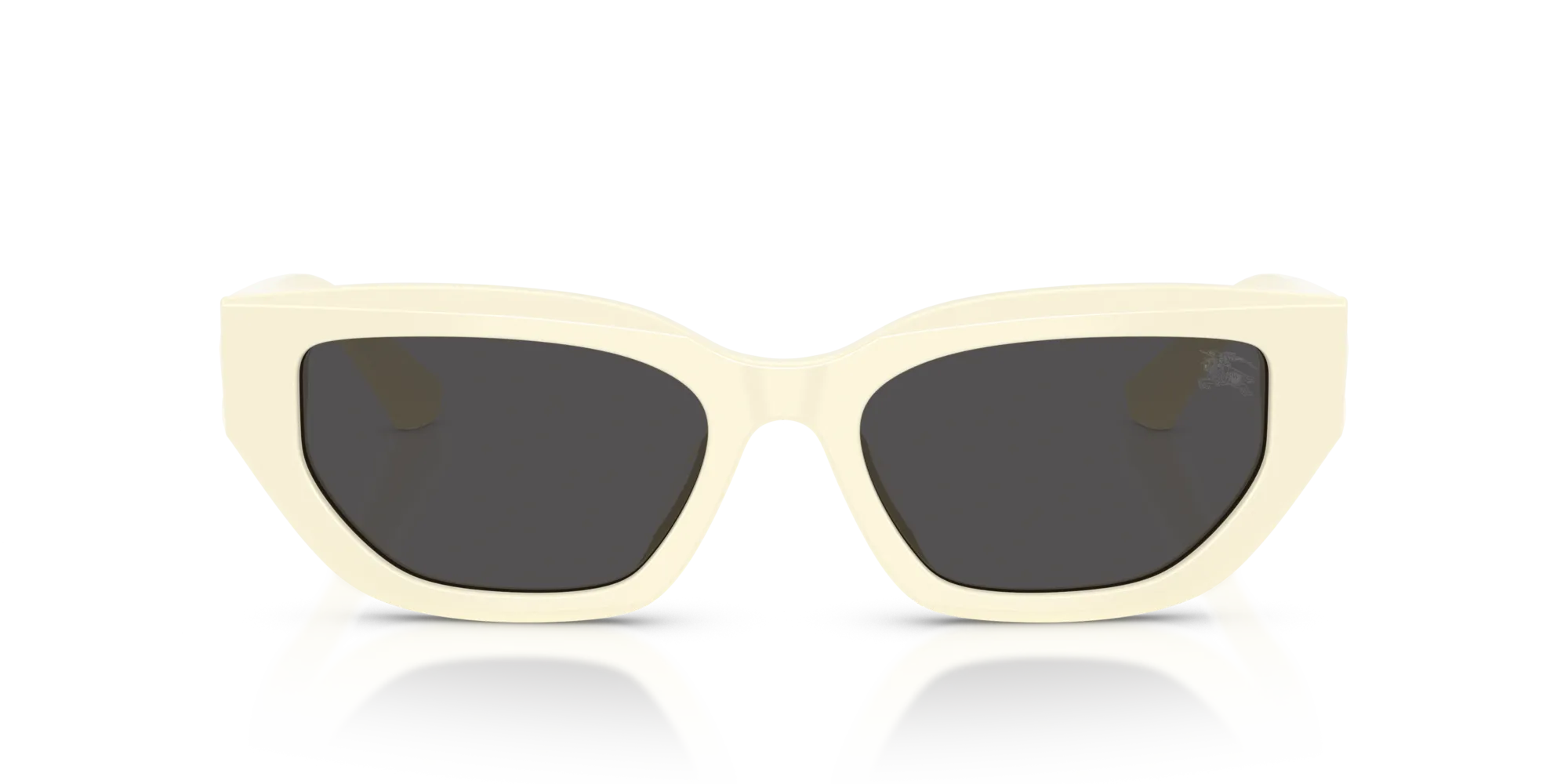 Burberry BE4463D 415887 Occhiali da sole Acetato Bianco Grigio Cat Eye Normale - immagine 3