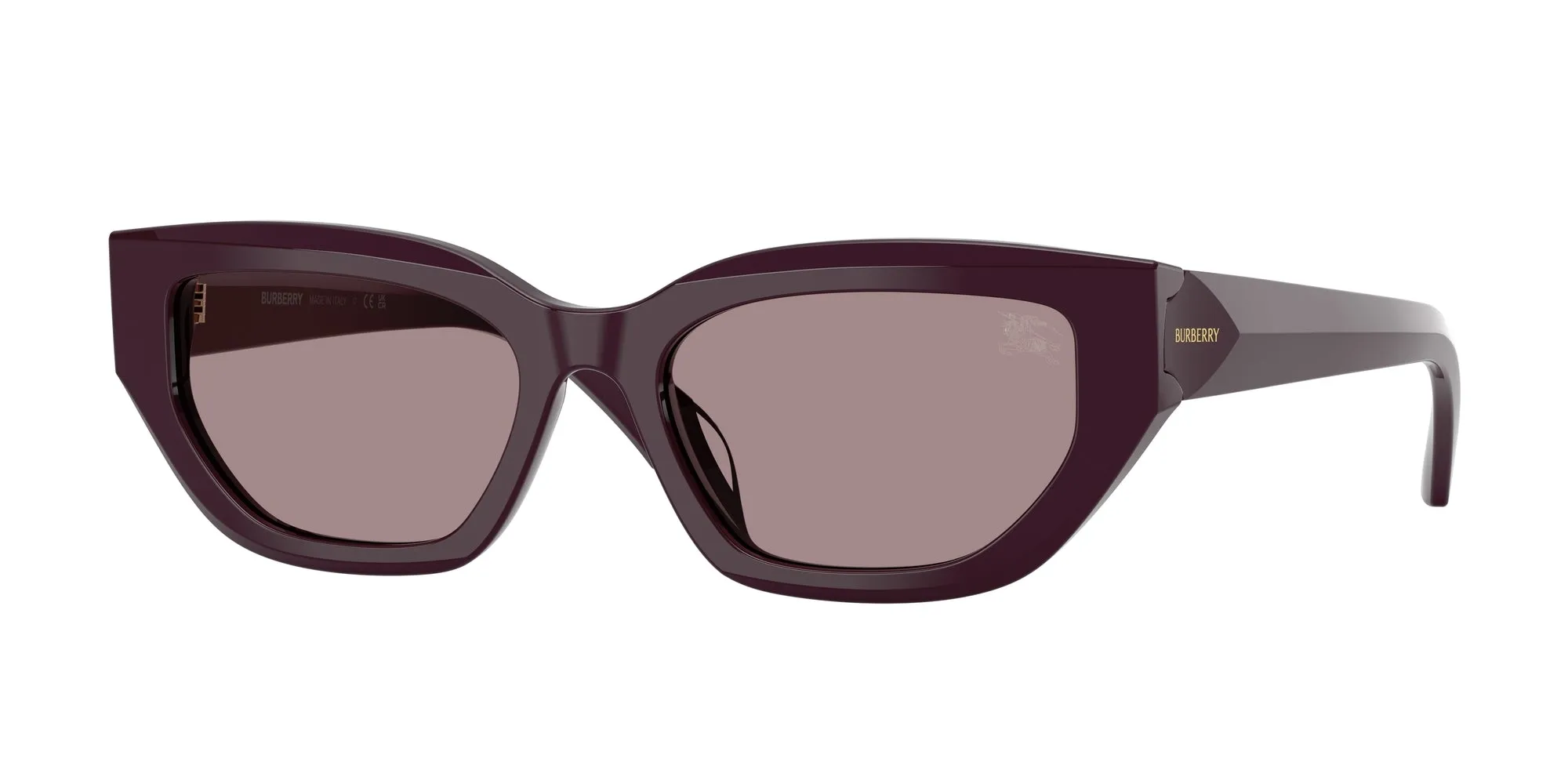 Burberry BE4463D 3400LA Occhiali da sole Acetato Viola Viola Cat Eye Normale - immagine 1
