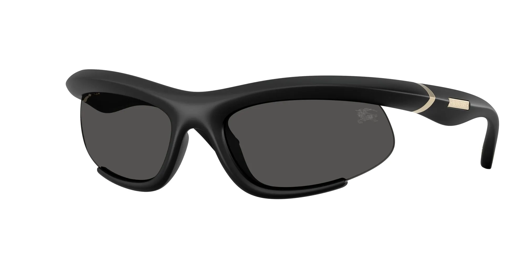 Burberry BE4462 418687 Occhiali da sole Iniettato Nero Grigio Geometrica Normale - immagine 1