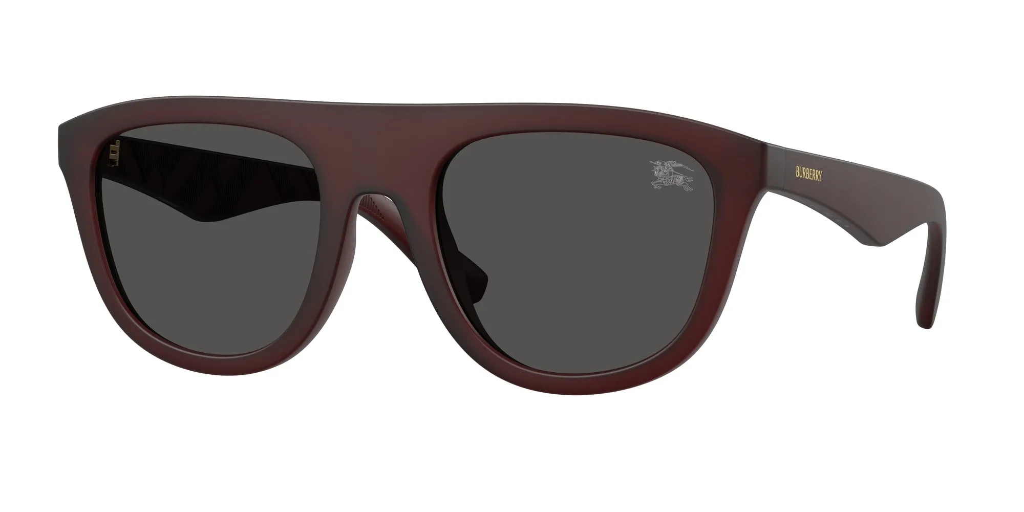 Burberry BE4459U 417187 Occhiali da sole Iniettato Rosso Grigio Squadrata Normale - immagine 1