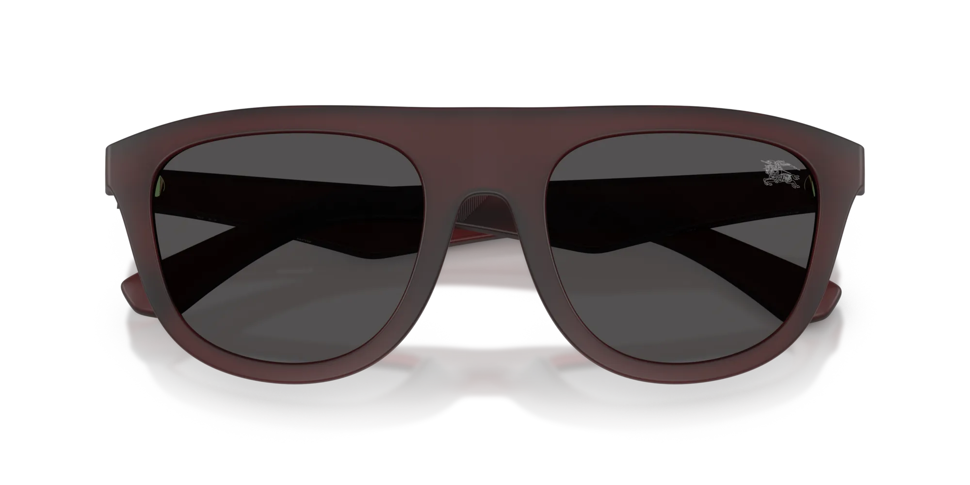 Burberry BE4459U 417187 Occhiali da sole Iniettato Rosso Grigio Squadrata Normale - immagine 2